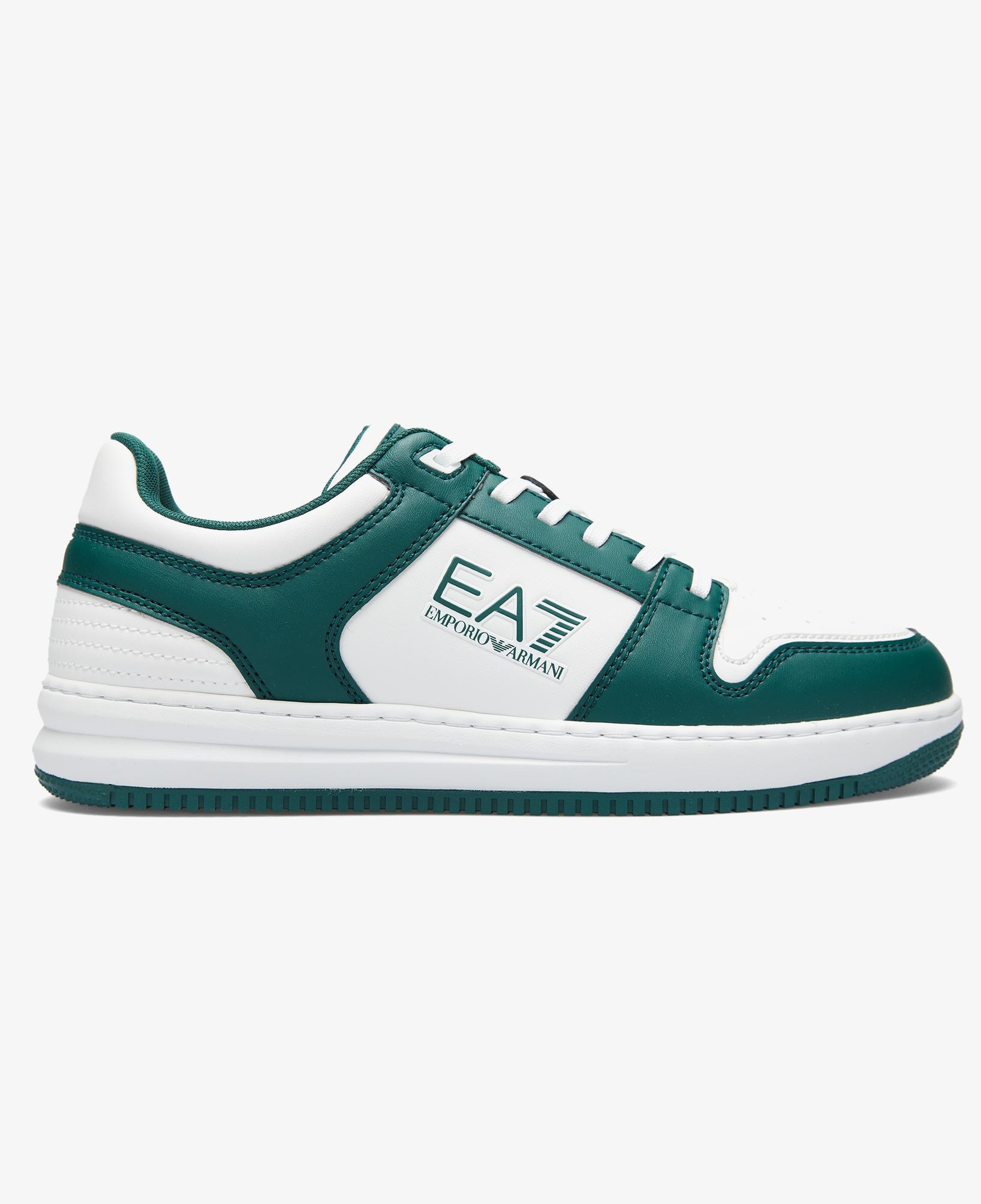 Emporio Armani Erkek Beyaz/Yeşil Sneaker