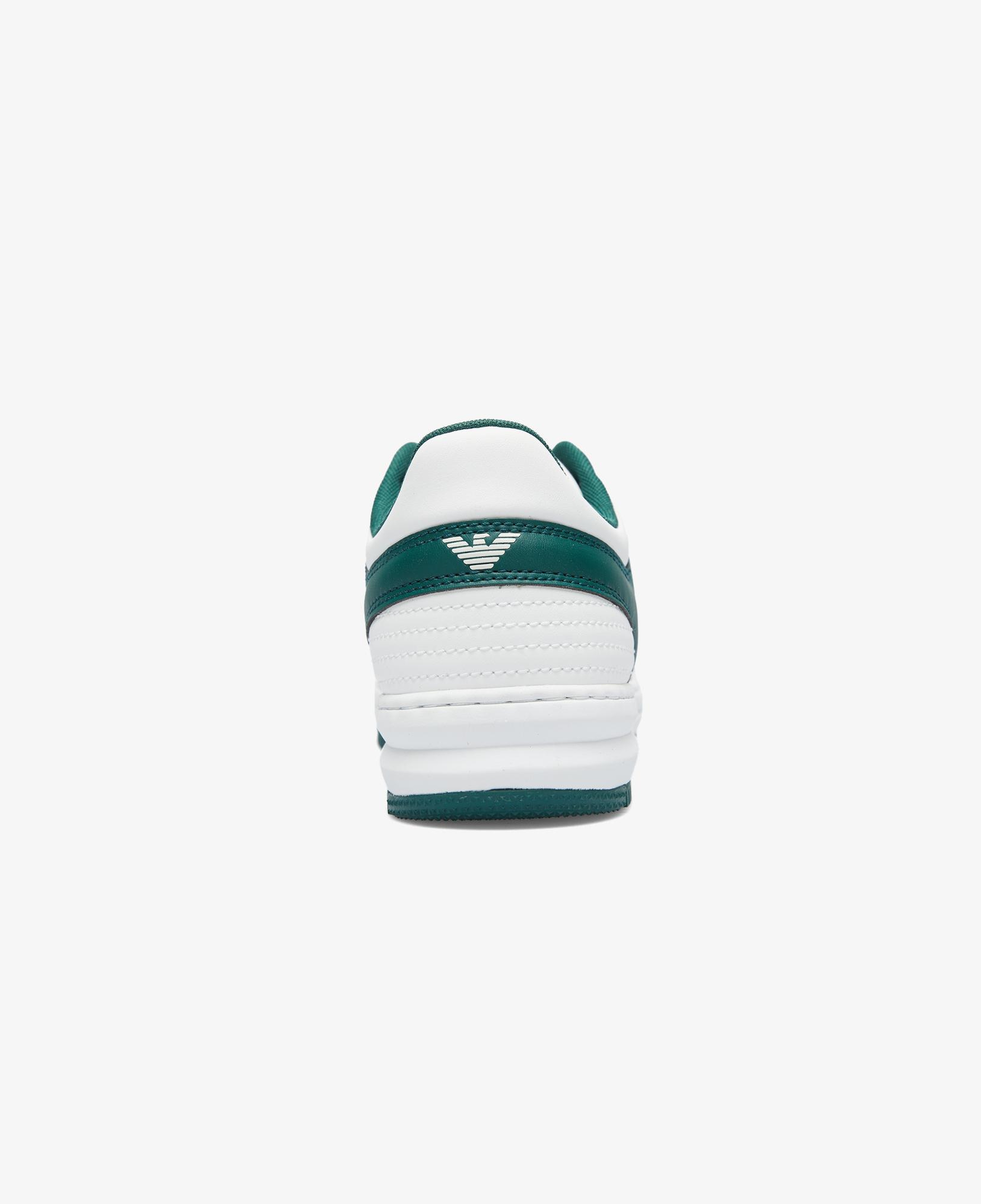 Emporio Armani Erkek Beyaz/Yeşil Sneaker