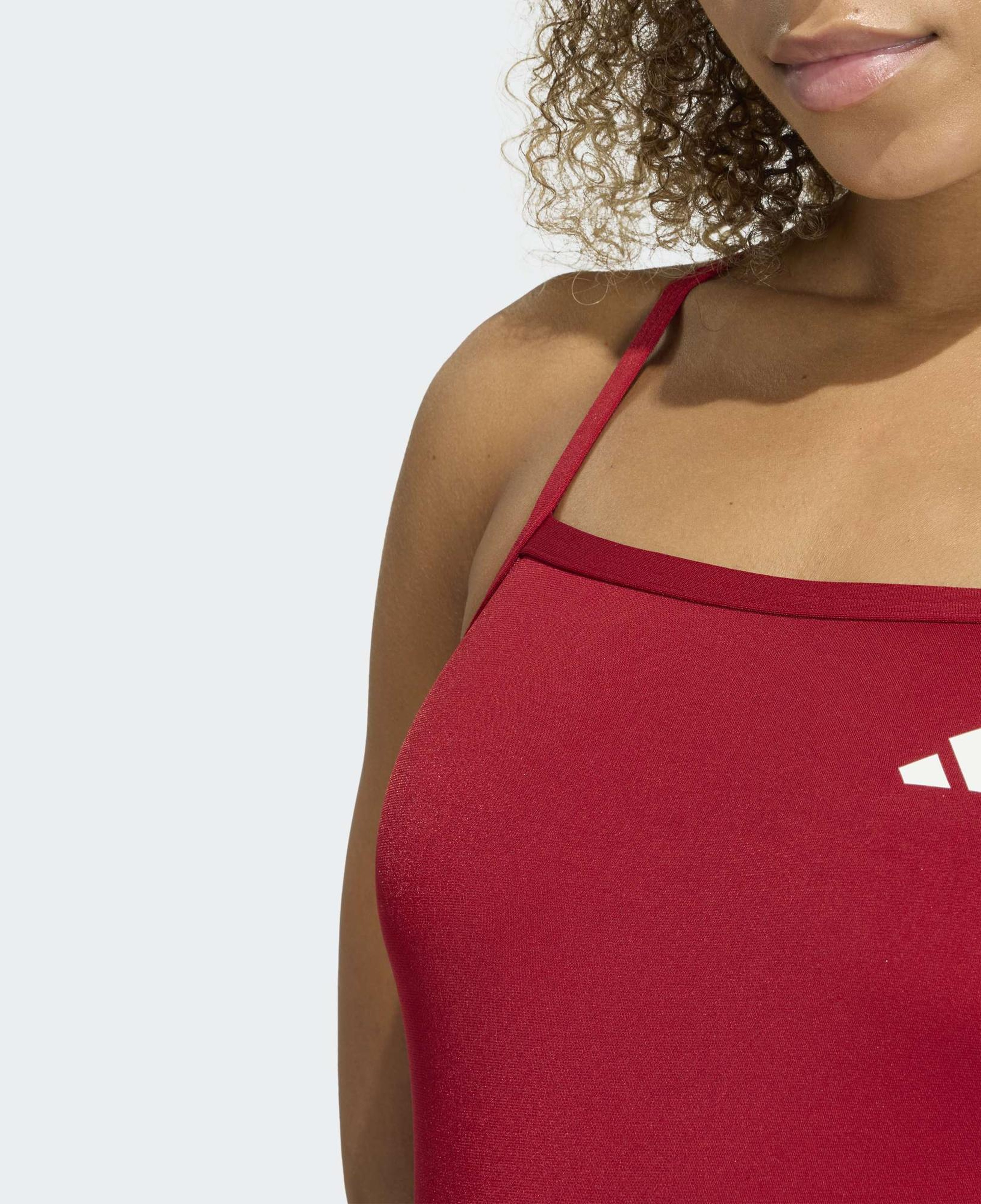 adidas Ess Thstrp Suit Kadın Kırmızı Mayo