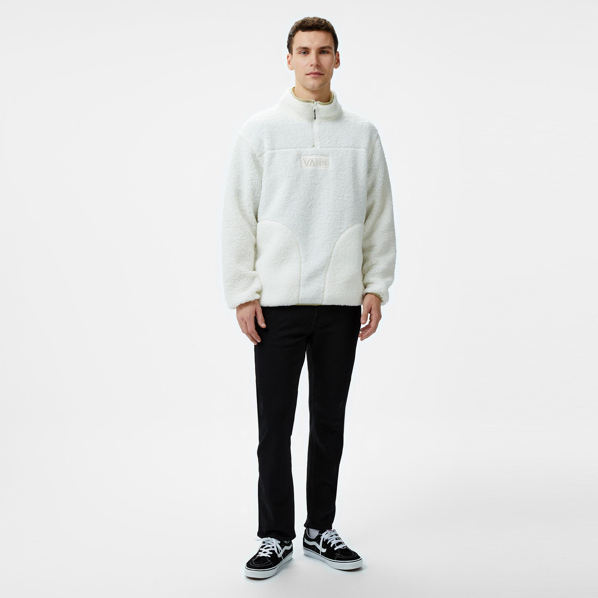 Vans Boxed Sherpa Erkek Beyaz Sweatshirt