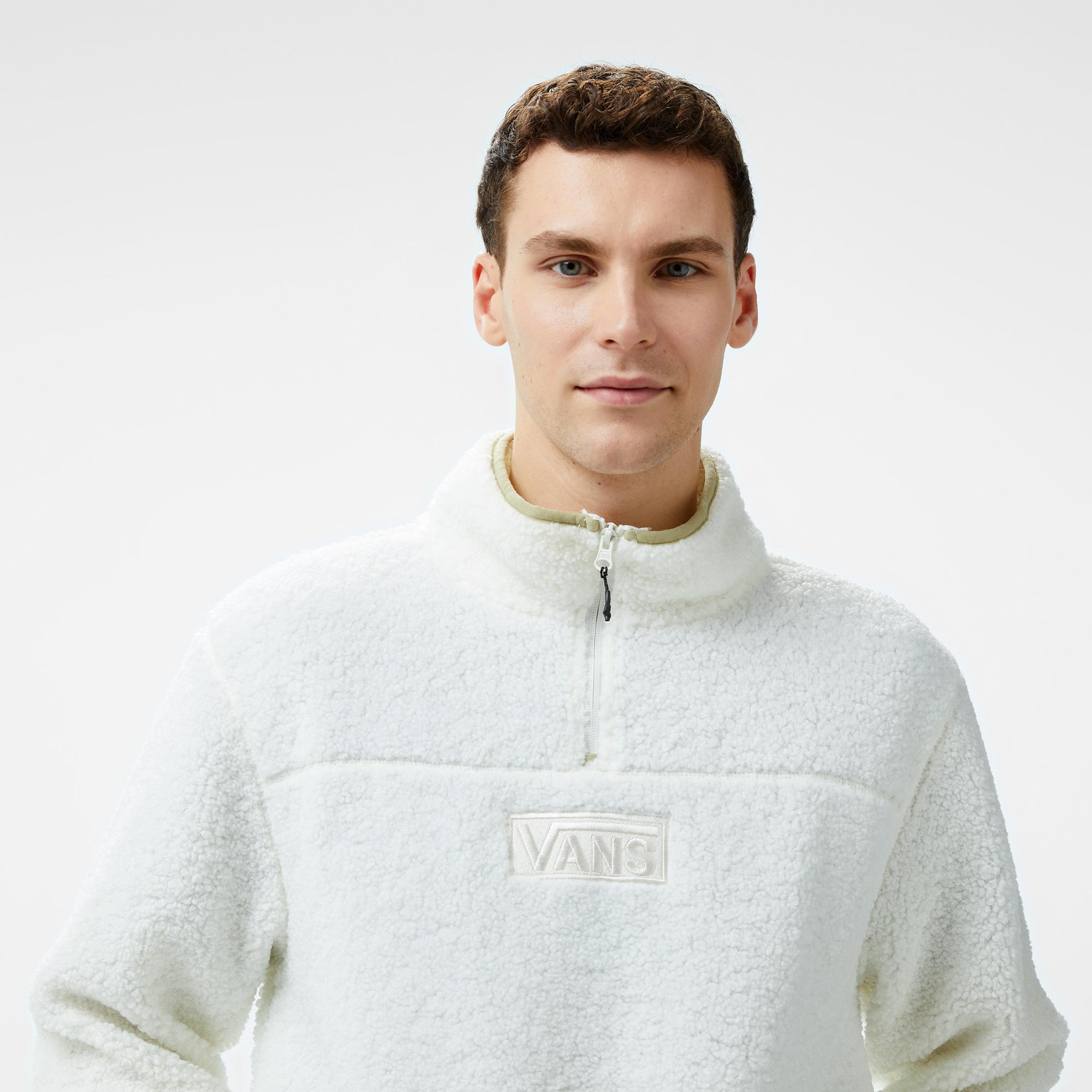 Vans Boxed Sherpa Erkek Beyaz Sweatshirt