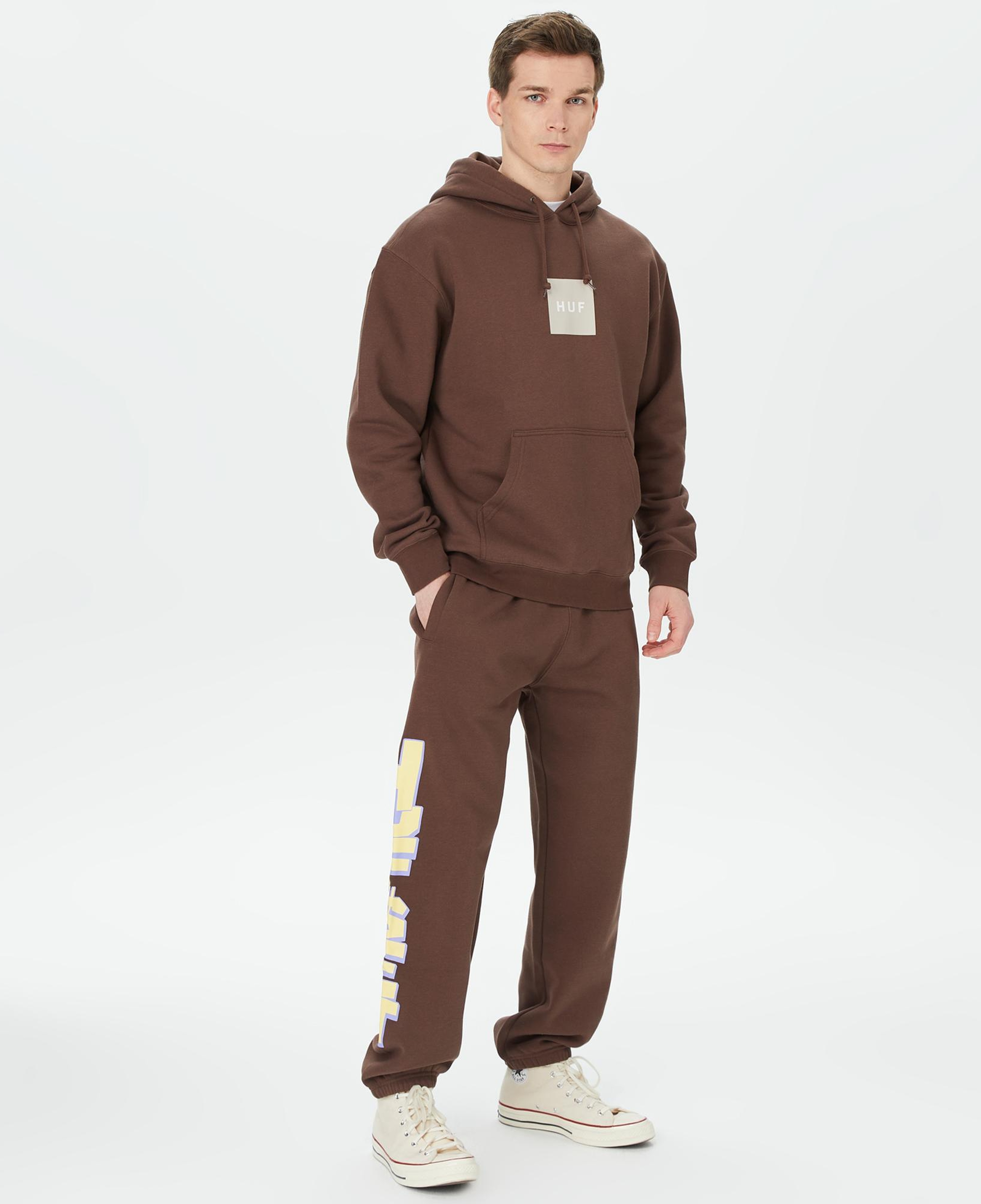 HUF Anthem Polar Erkek Kahverengi Eşofman Altı
