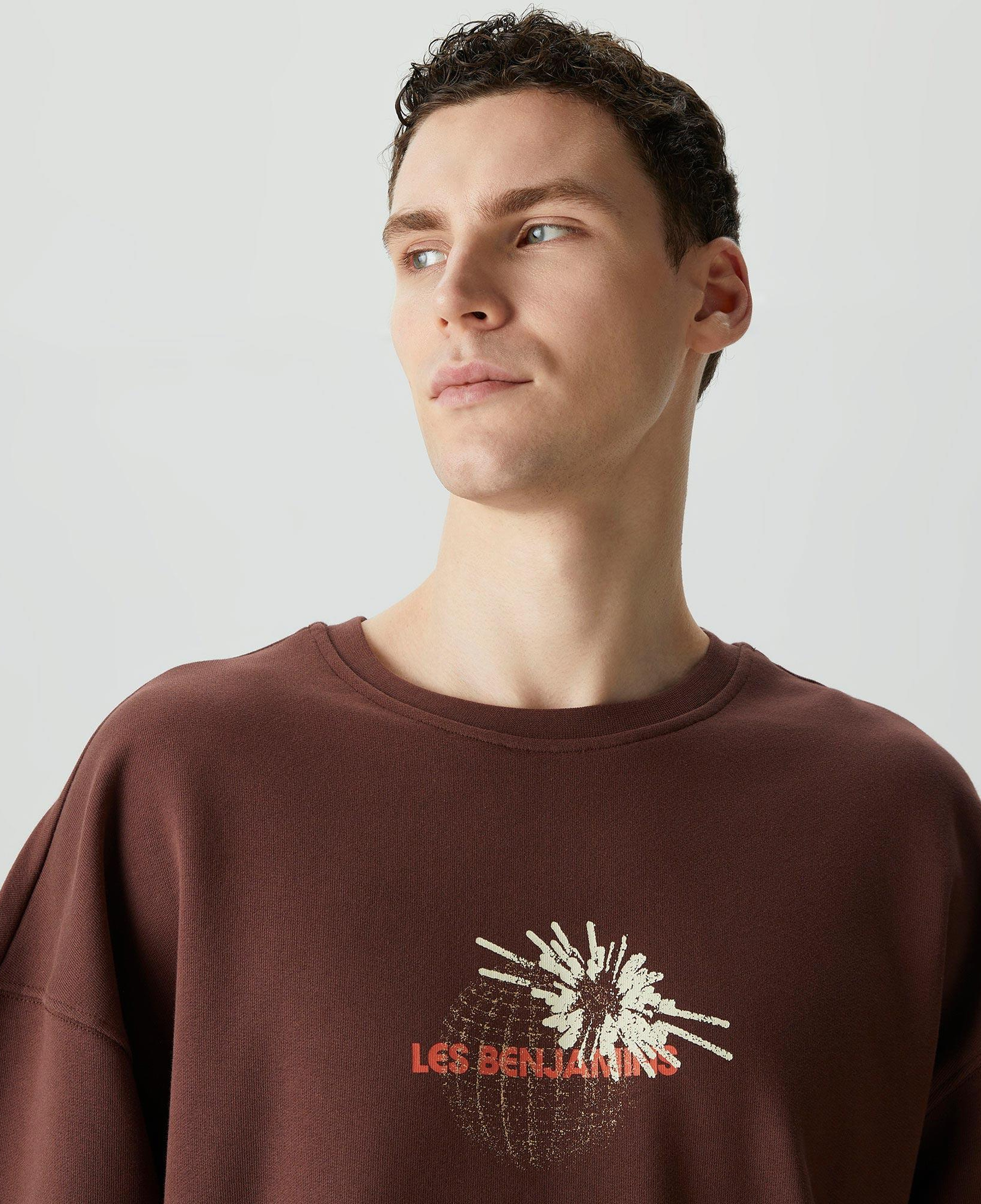 Les Benjamins First Wave Erkek Bordo Sweatshirt