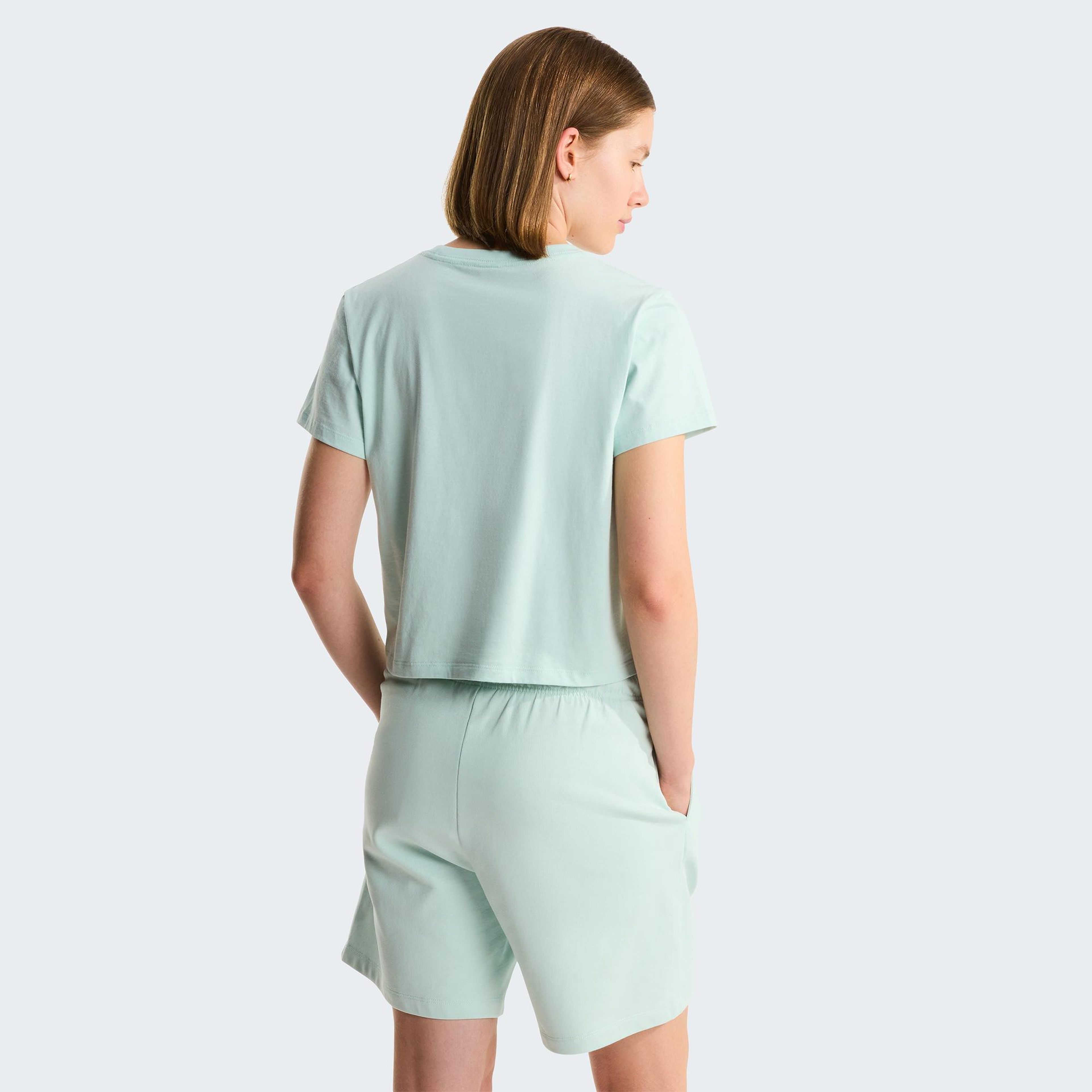 The North Face  Essential Regular Kadın Yeşil T-Shirt