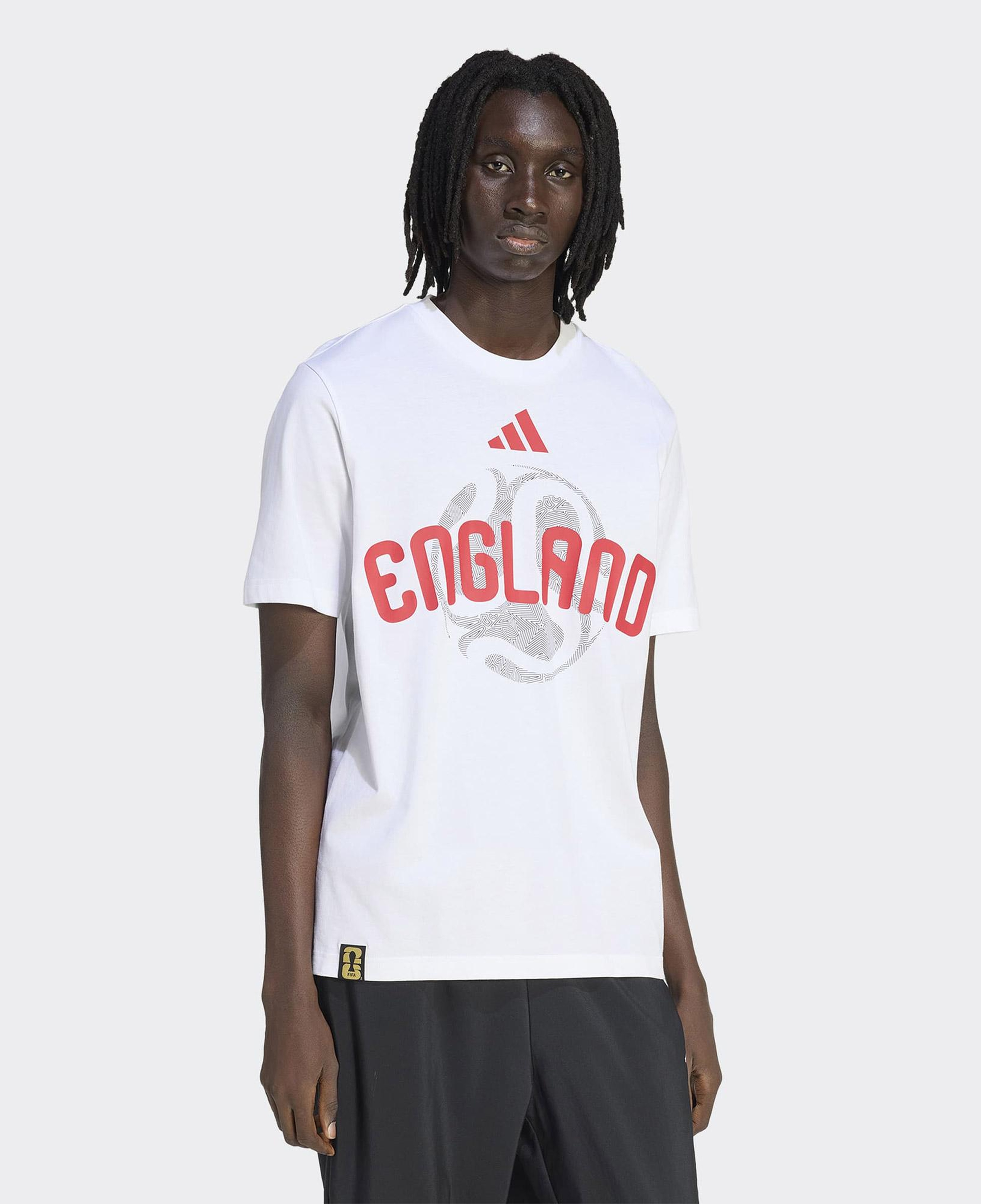 adidas İngiltere Erkek Beyaz T-Shirt