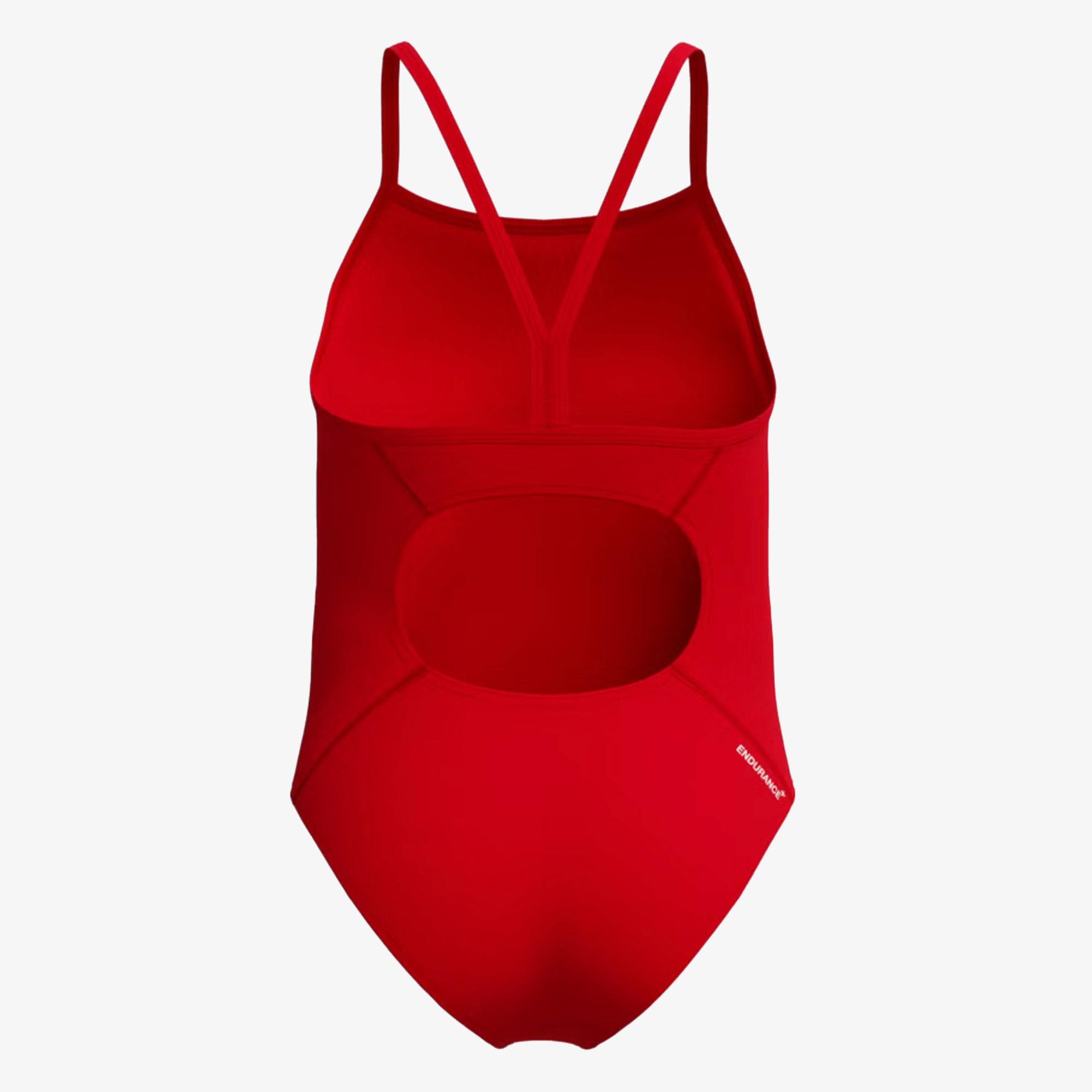 Speedo  End+ Logo Kadın Kırmızı Mayo