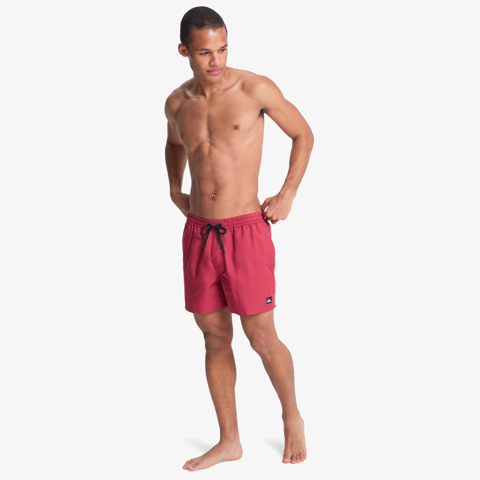 Quiksilver Everyday Deluxe 15 Erkek Kırmızı Deniz Şortu