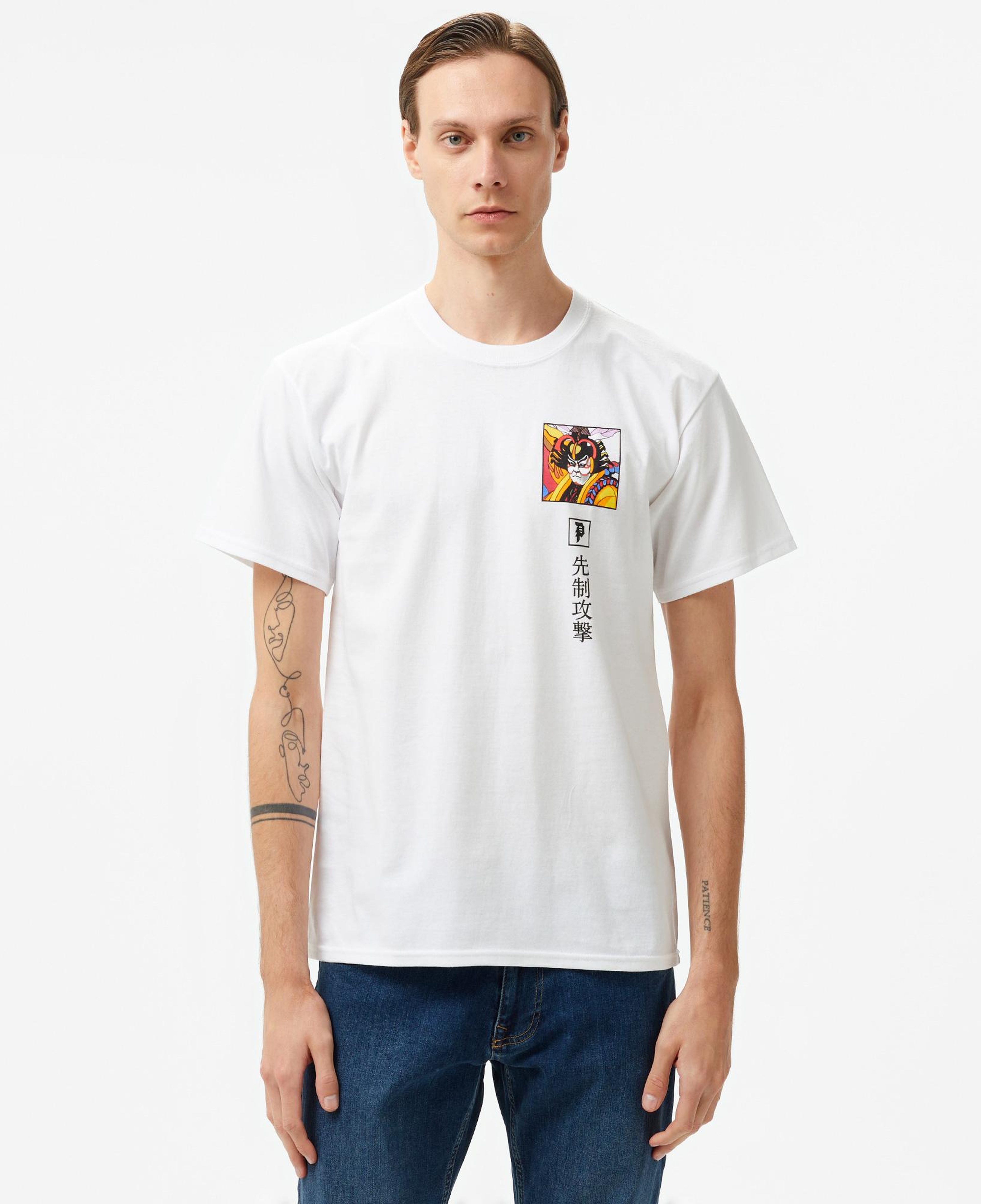 Primitive In Peace Erkek Beyaz T-Shirt