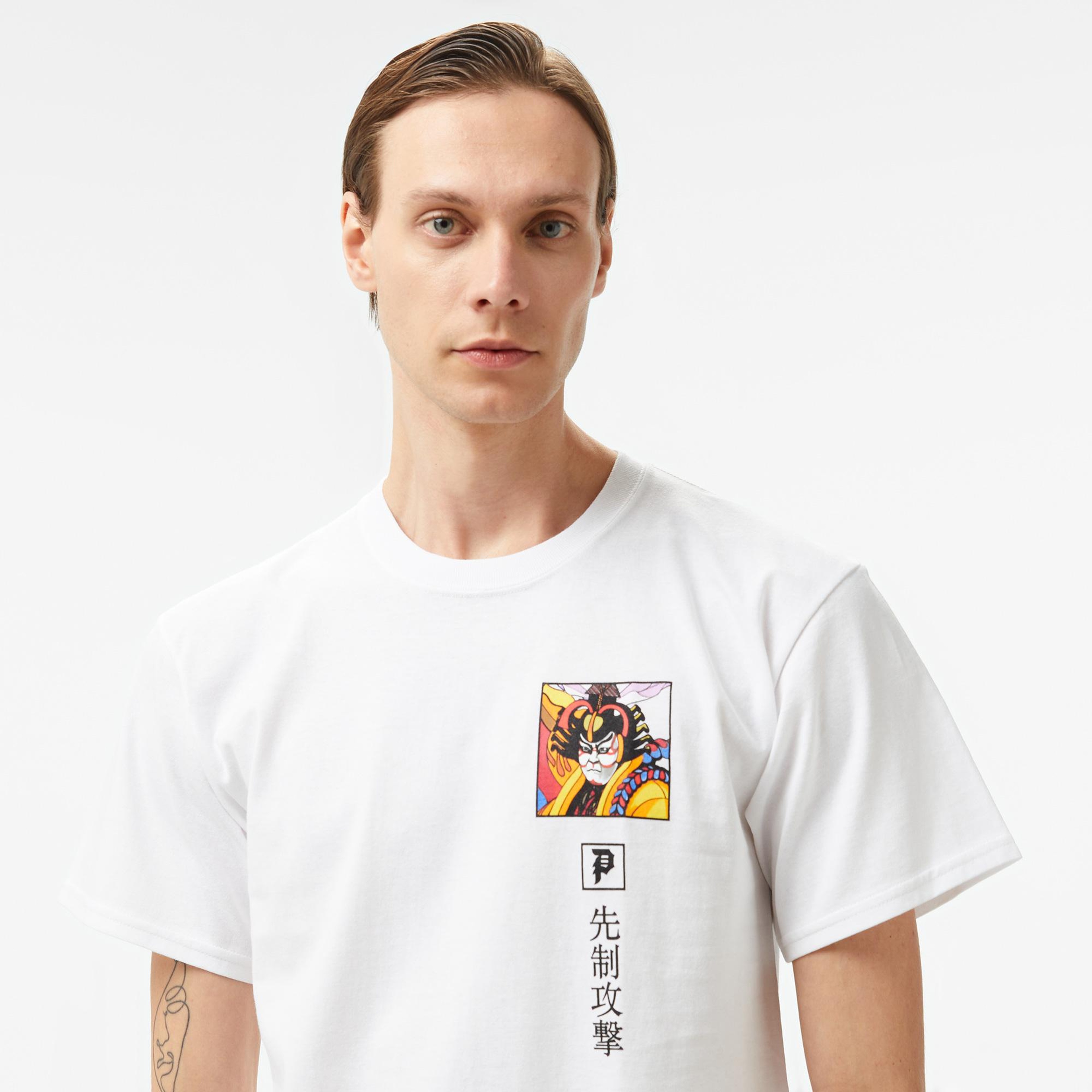 Primitive In Peace Erkek Beyaz T-Shirt