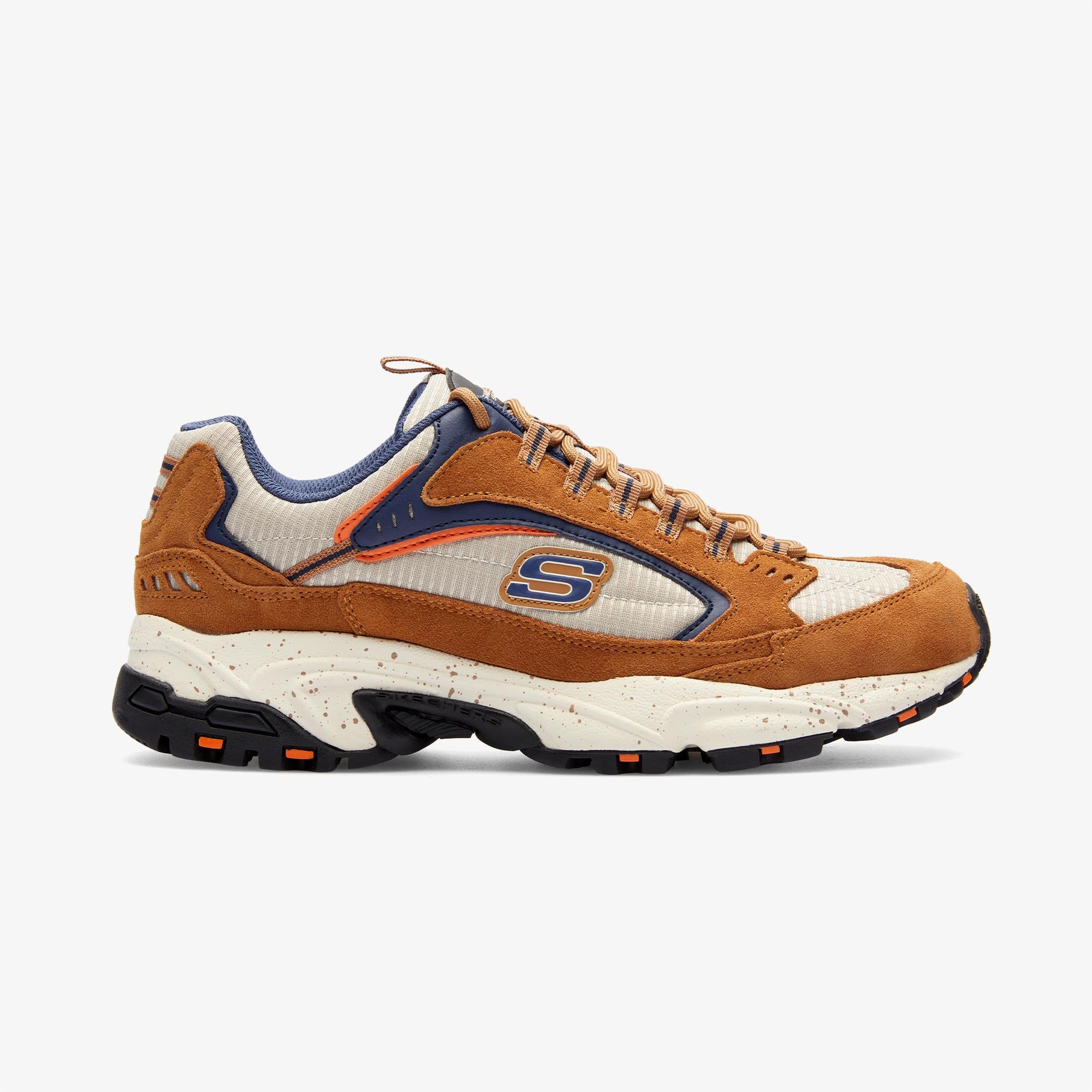 Skechers Stamina Unisex Bej Spor Ayakkabı
