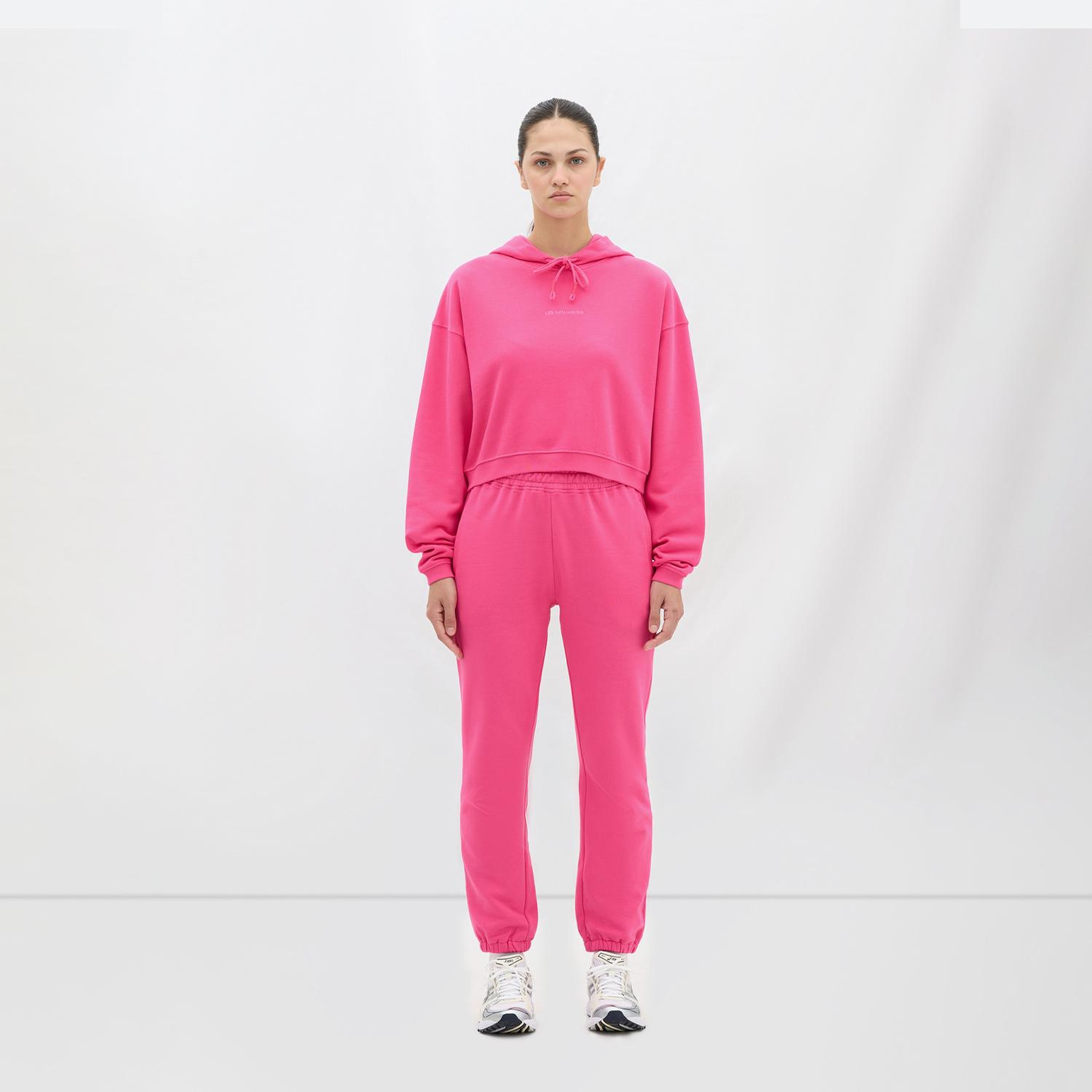 Les Benjamins Essential Kadın Pembe Hoodie
