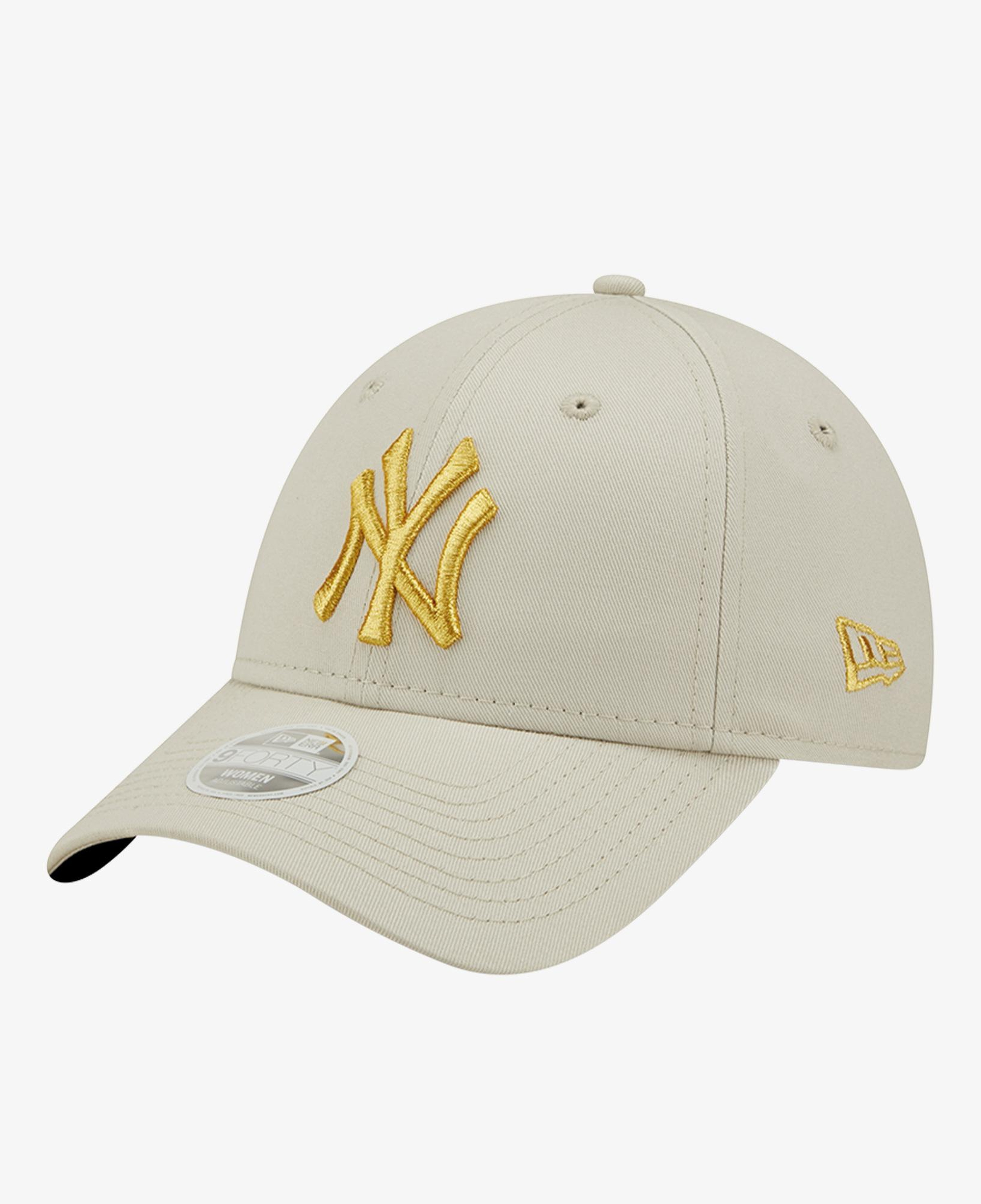 New Era Female Wmns Metallic Logo 9Forty Unisex Bej Günlük Şapka
