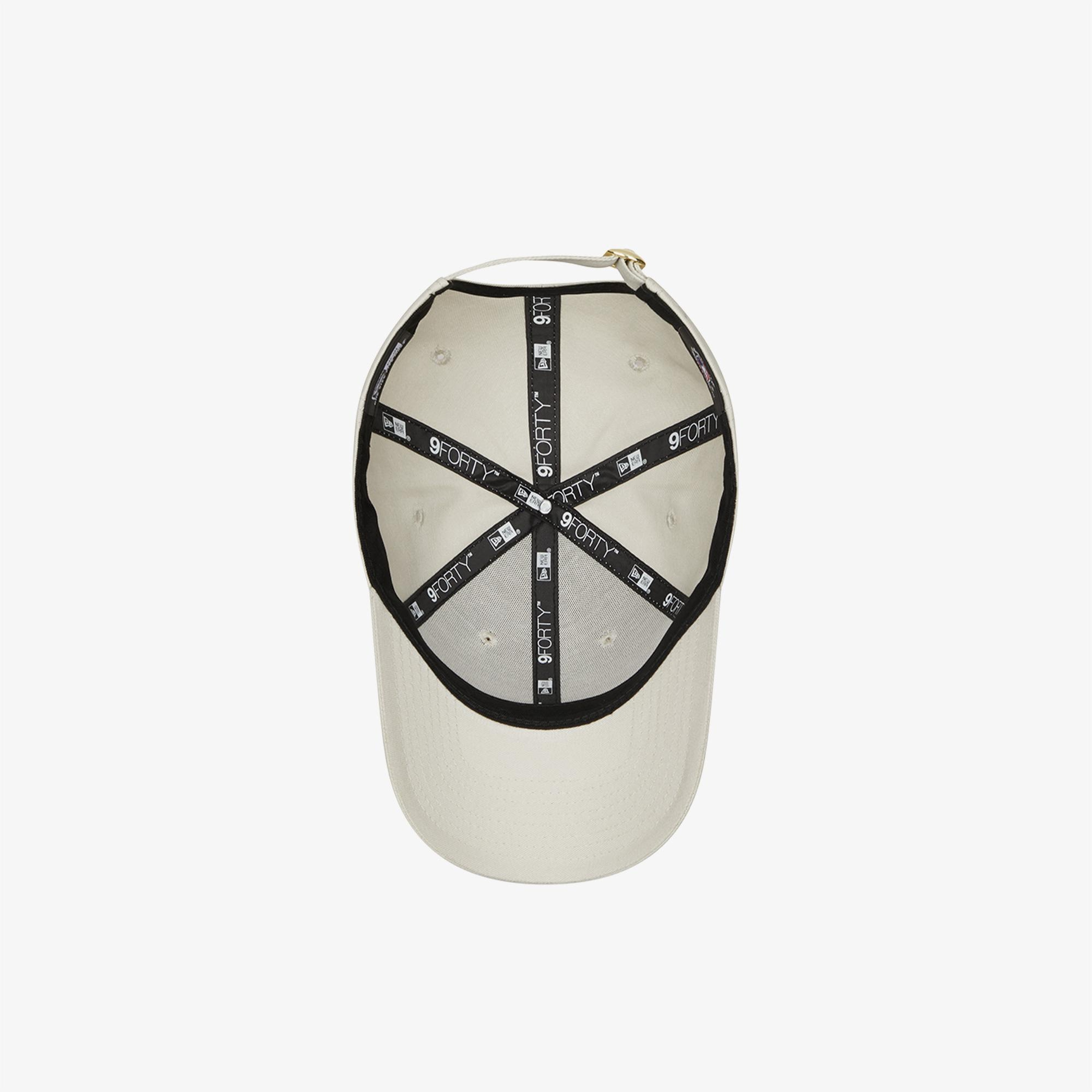New Era Female Wmns Metallic Logo 9Forty Unisex Bej Günlük Şapka