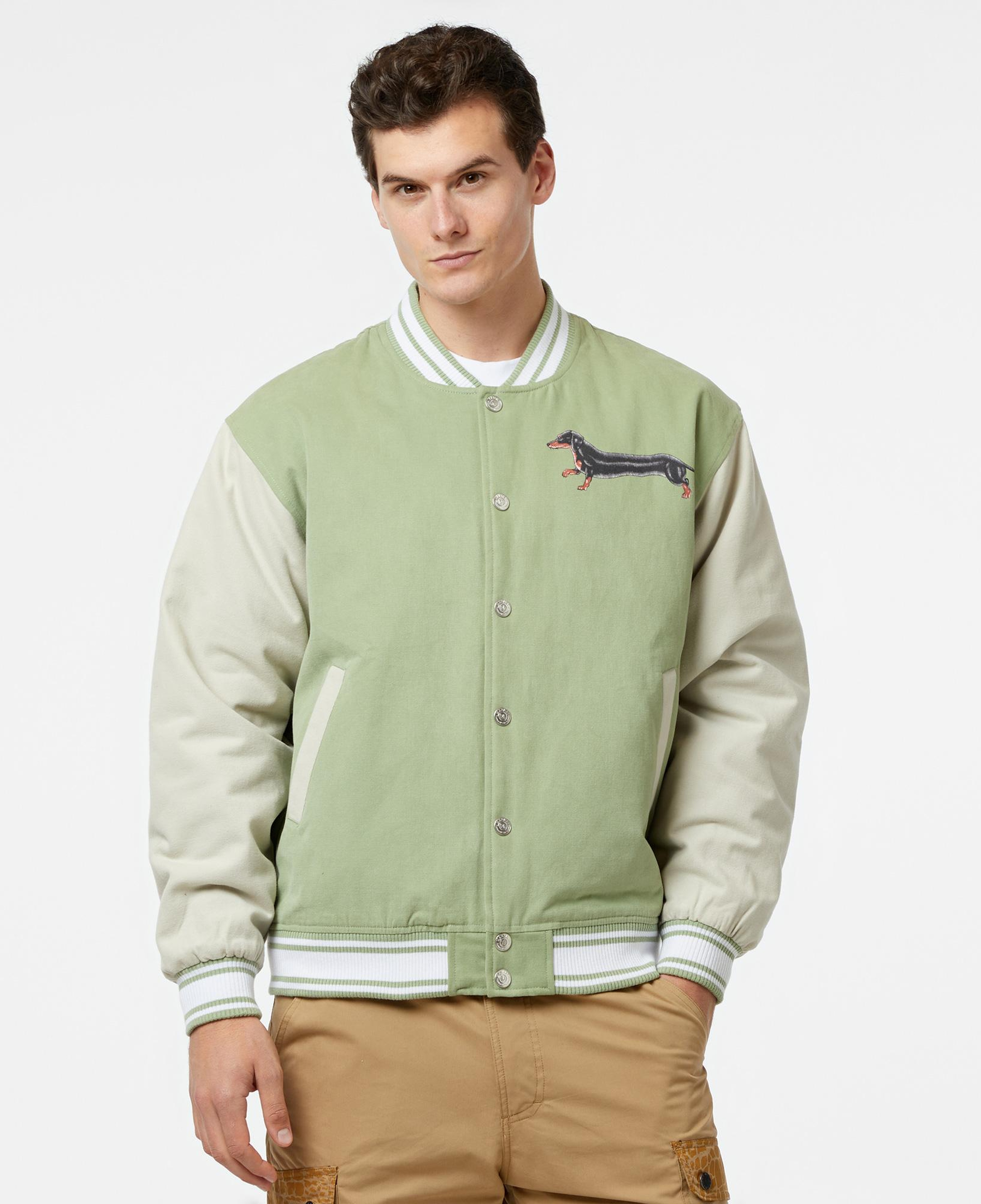 Market Long Bois Varsity Erkek Krem Gömlek