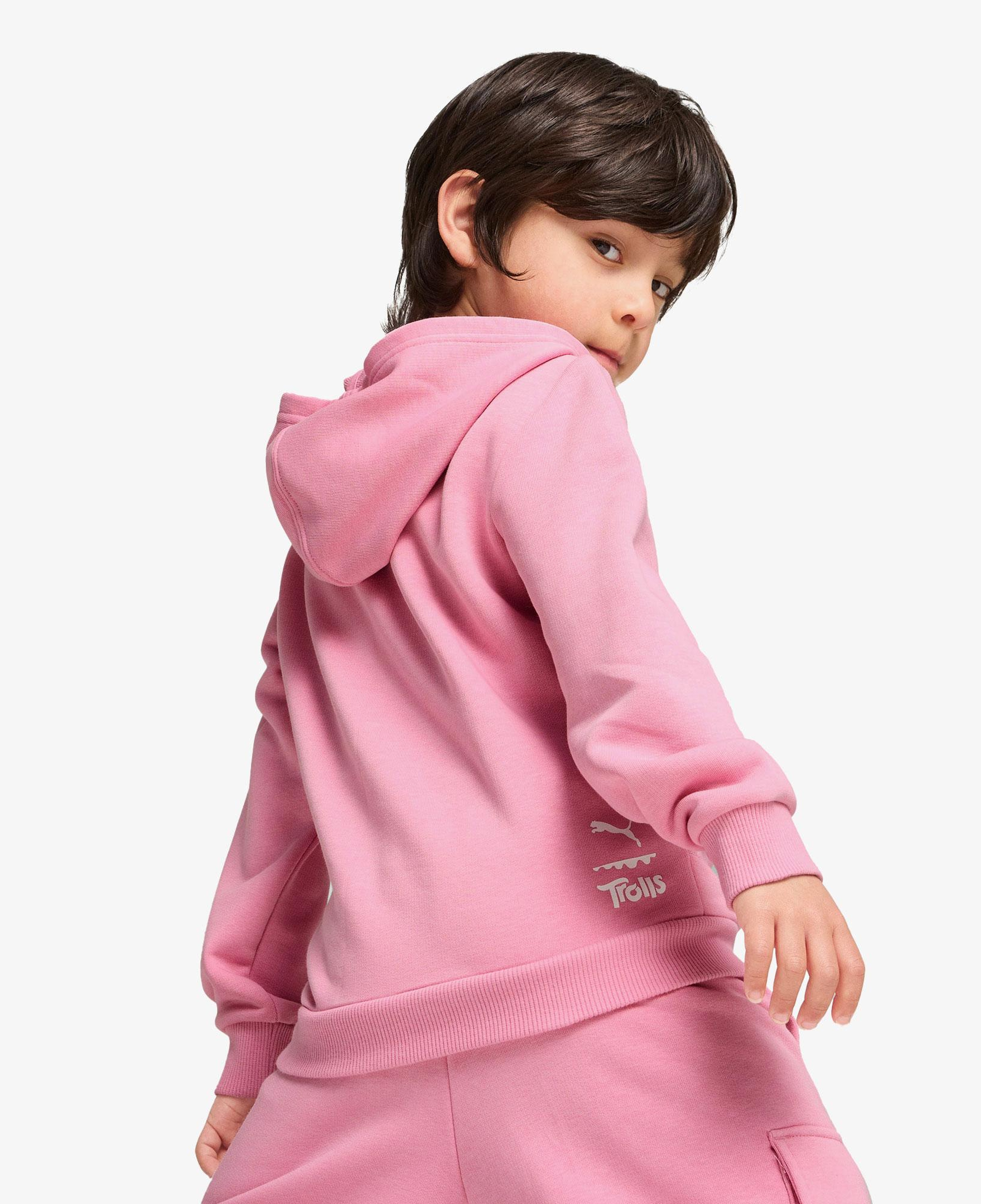 Puma X Trolls Hoodie Çocuk Pembe Hoodie