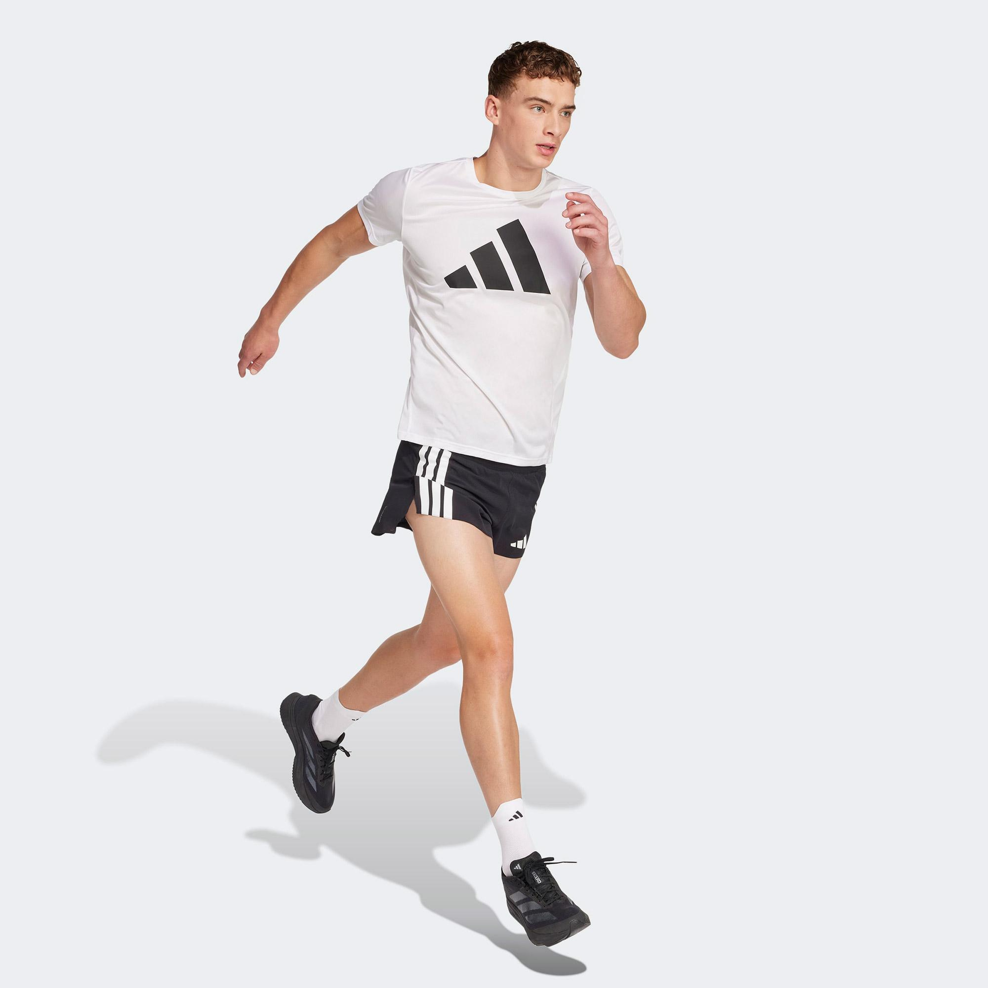adidas Adizero Jel Erkek Siyah Koşu Şortu