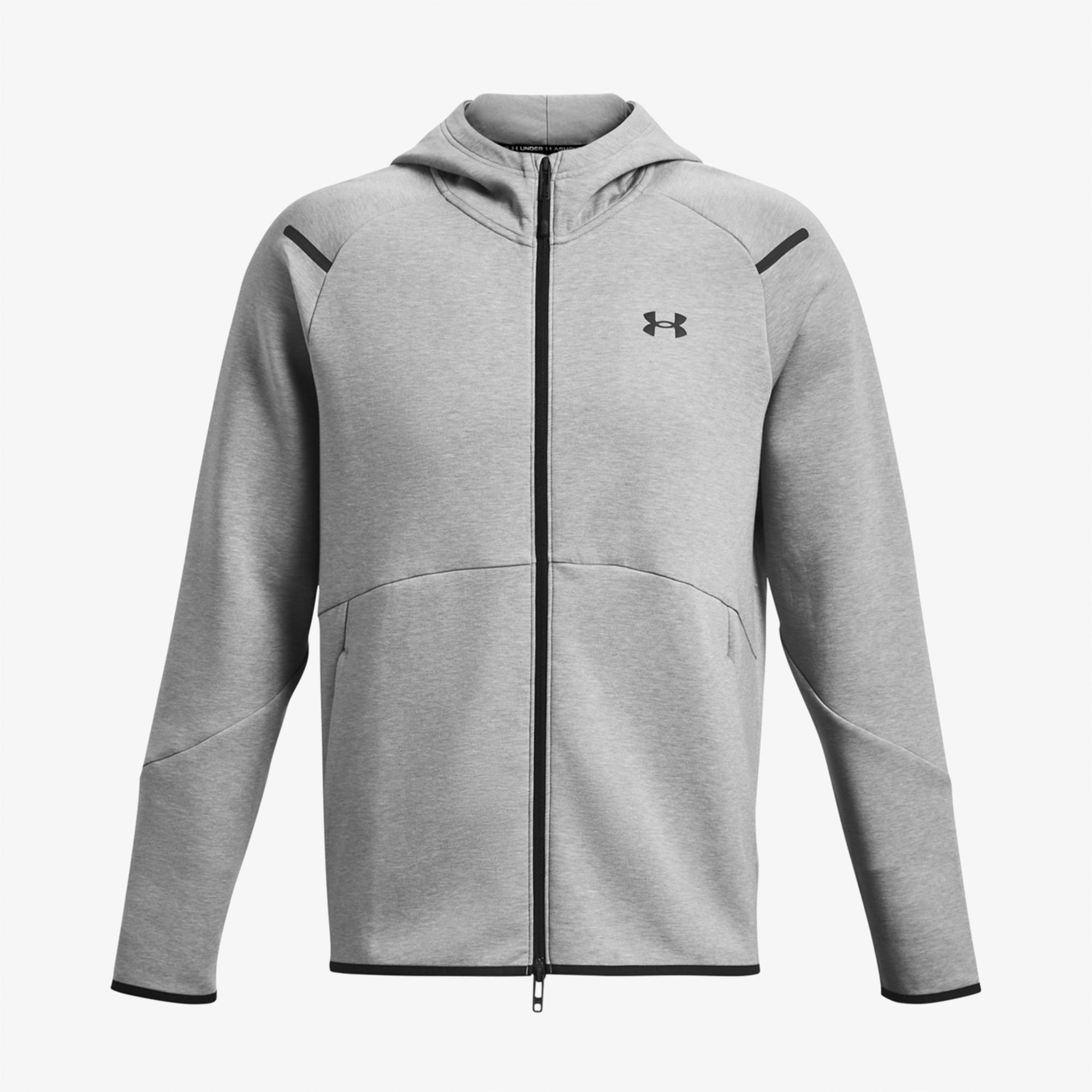 Under Armour Unstoppable Fleece Erkek Gri Sweatshirt
