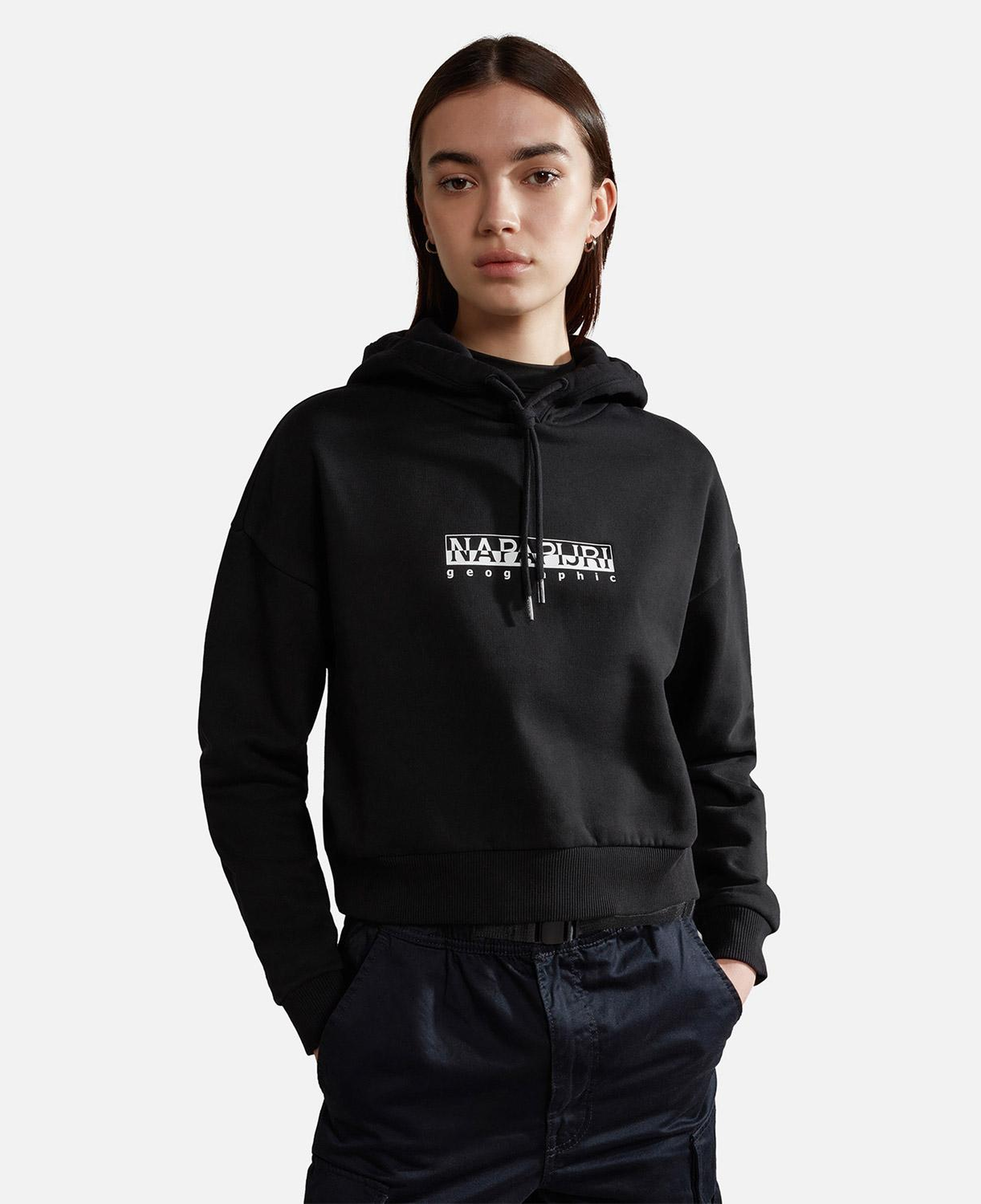 Napapijri B-Box Kadın Siyah Hoodie