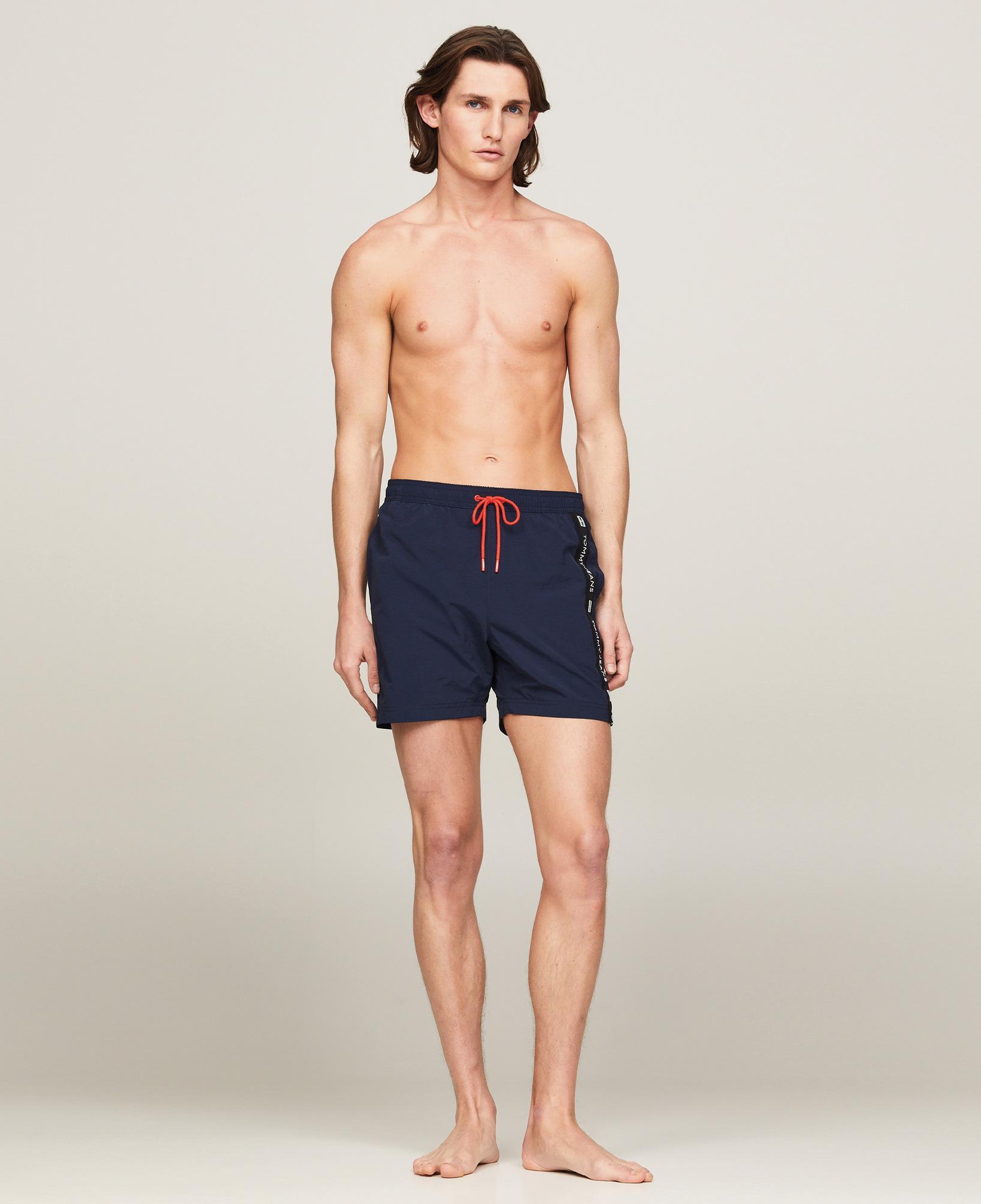 Tommy Jeans Sf Medium Drawstring Side Tape Erkek Mavi Deniz Şortu