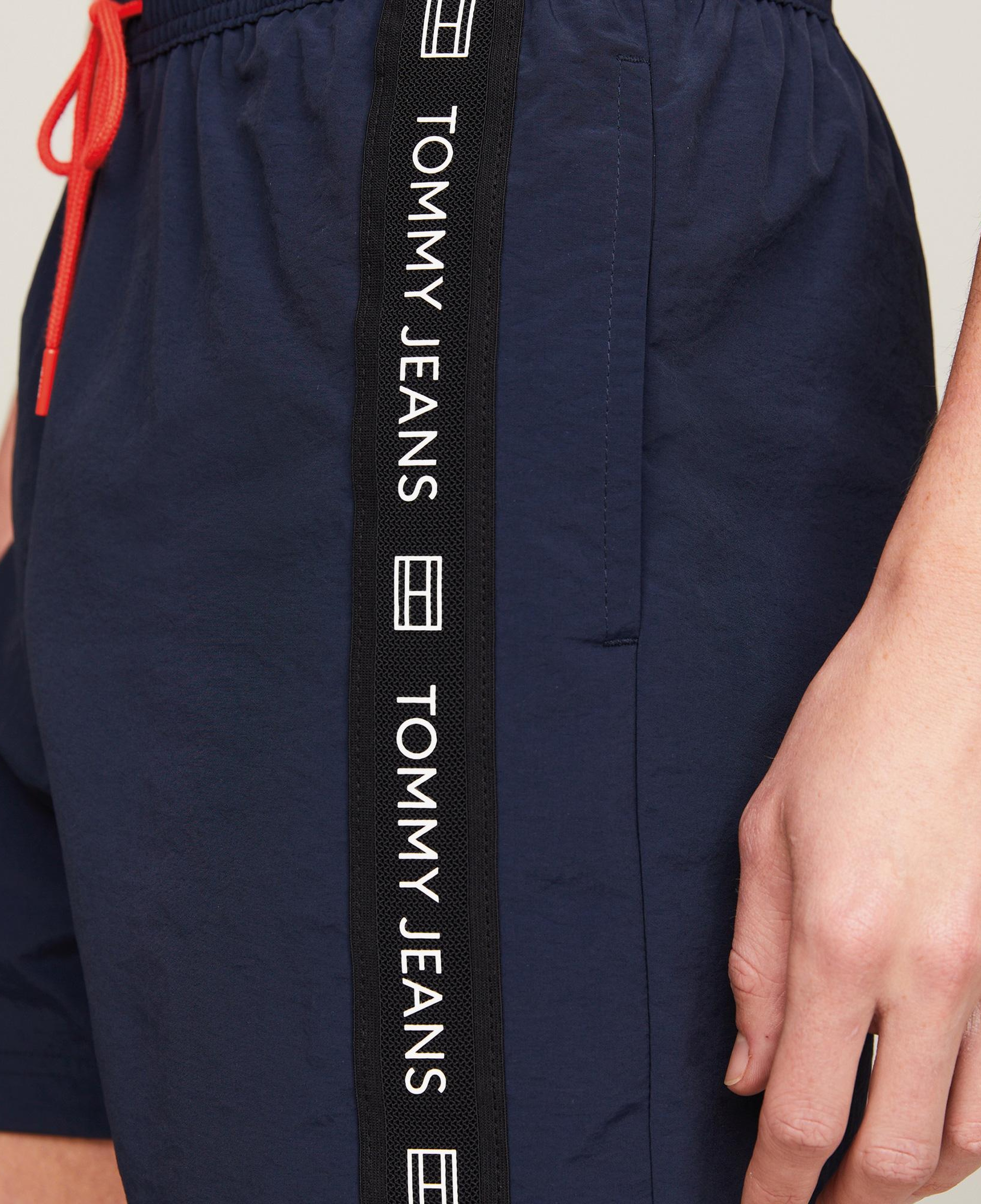 Tommy Jeans Sf Medium Drawstring Side Tape Erkek Mavi Deniz Şortu