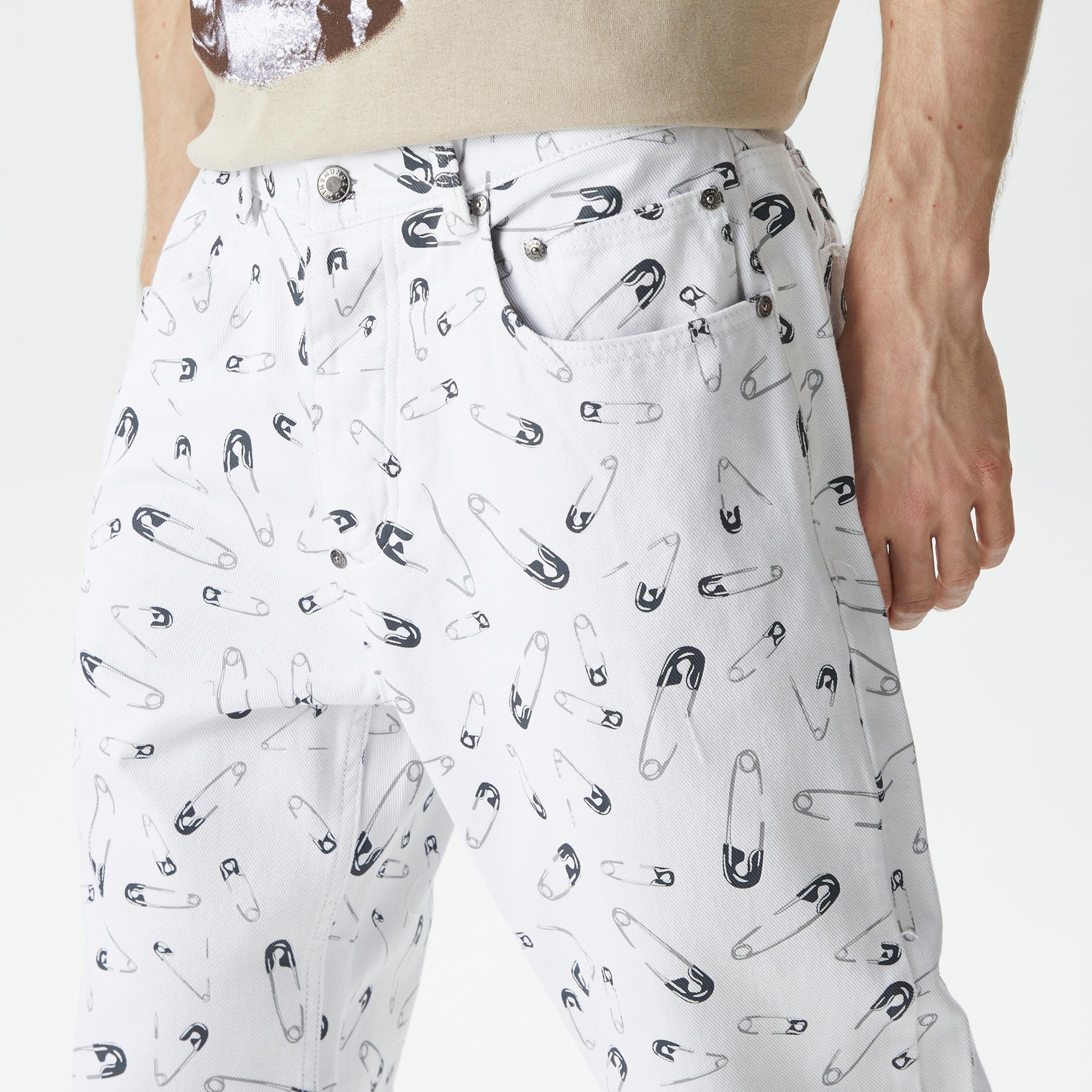 The Hundreds Mecha Bomb Erkek Beyaz Pantolon