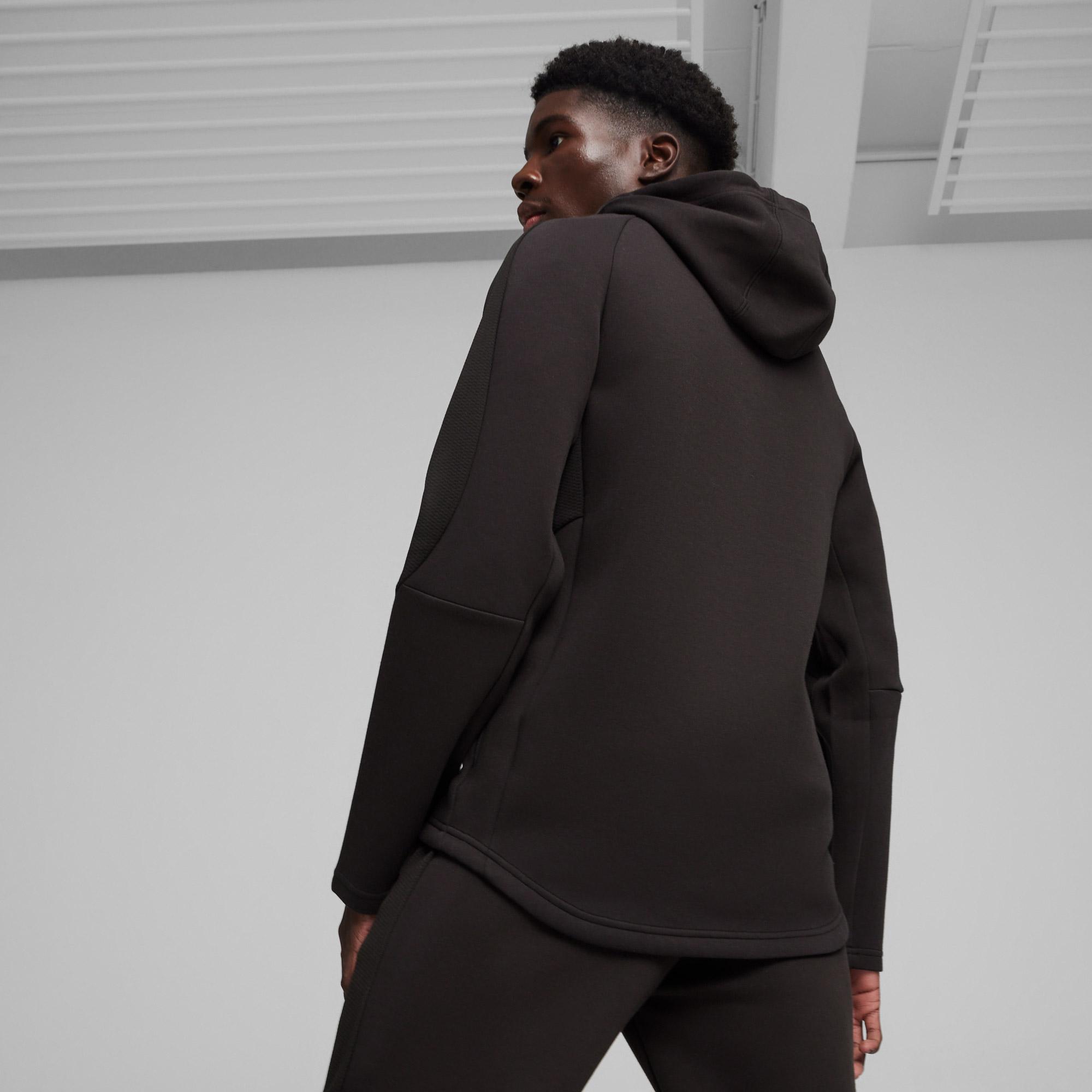 Puma Evostripe Full Zip Erkek Siyah Sweatshirt