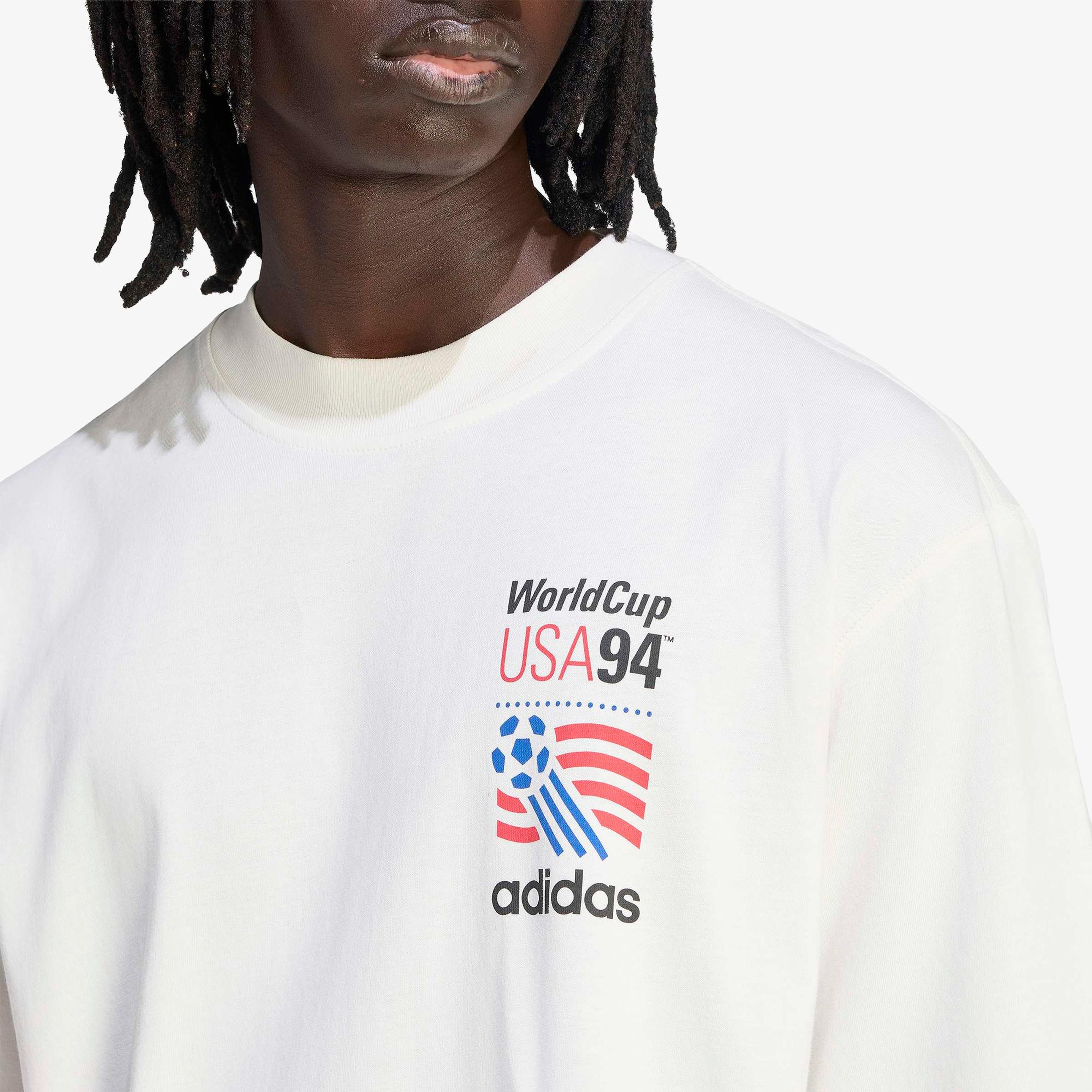 adidas World Cup USA 94 Erkek Beyaz T-Shirt