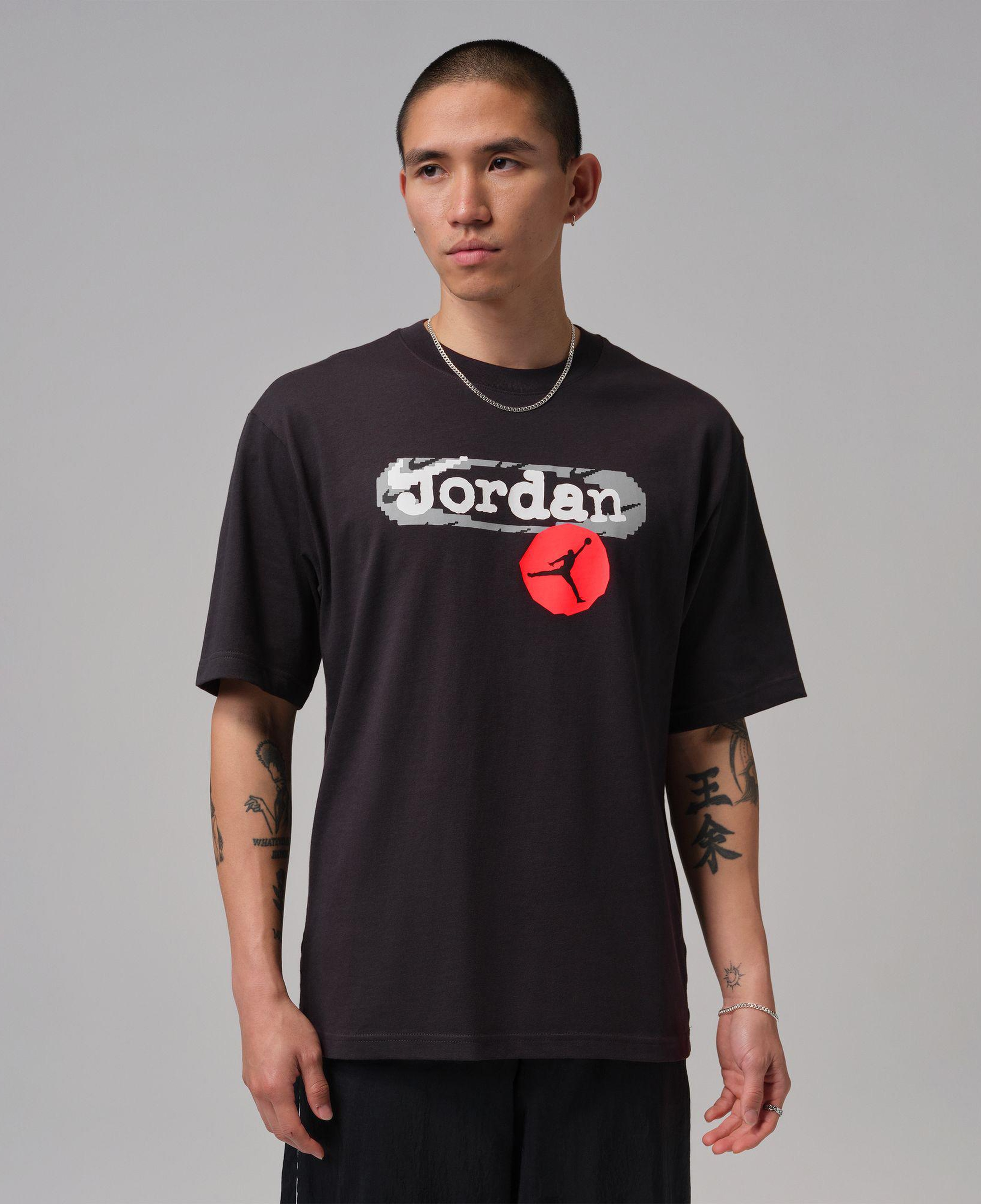 Jordan No Franchise Erkek Siyah T-Shirt