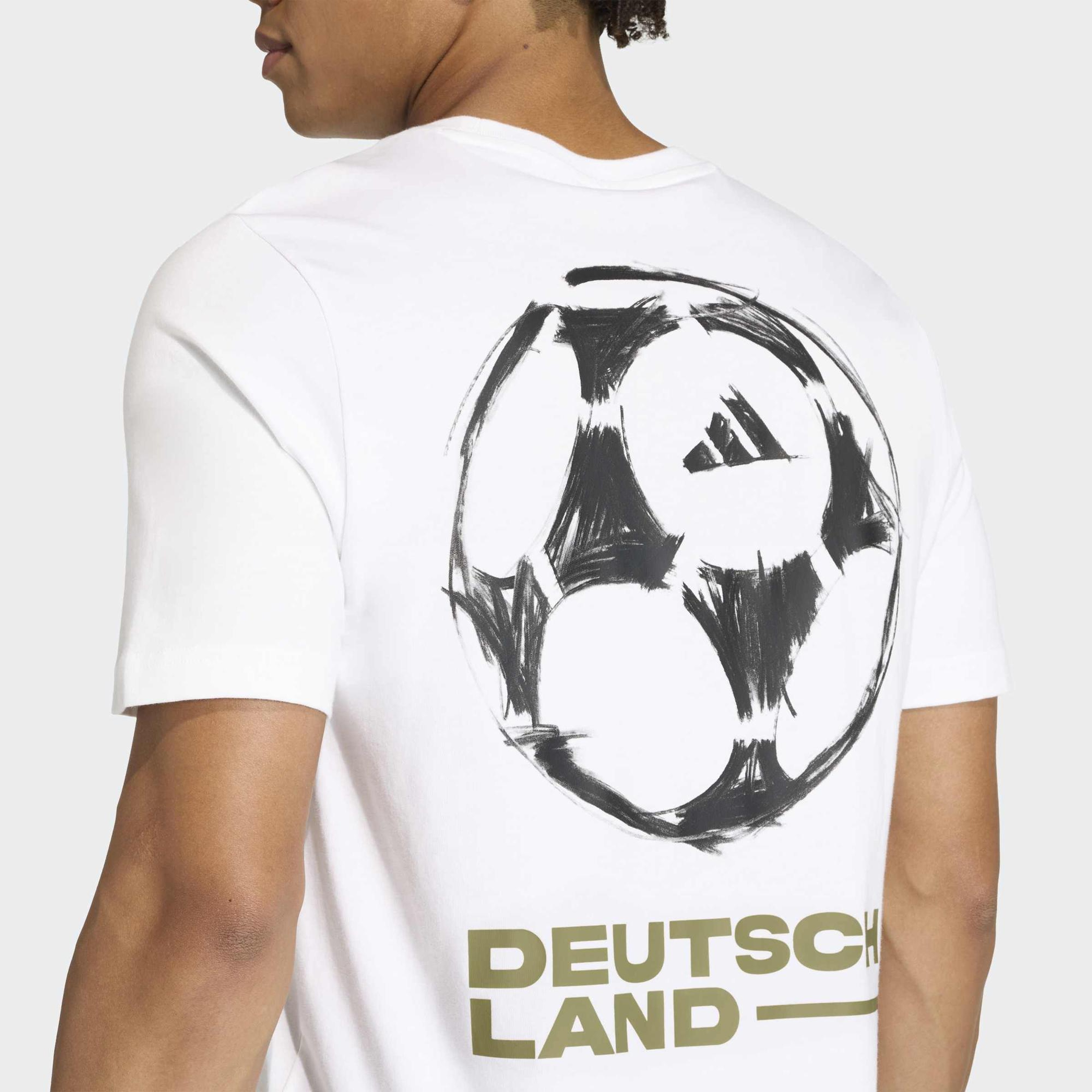 adidas Almanya Telstar Grafik Erkek Beyaz T-Shirt