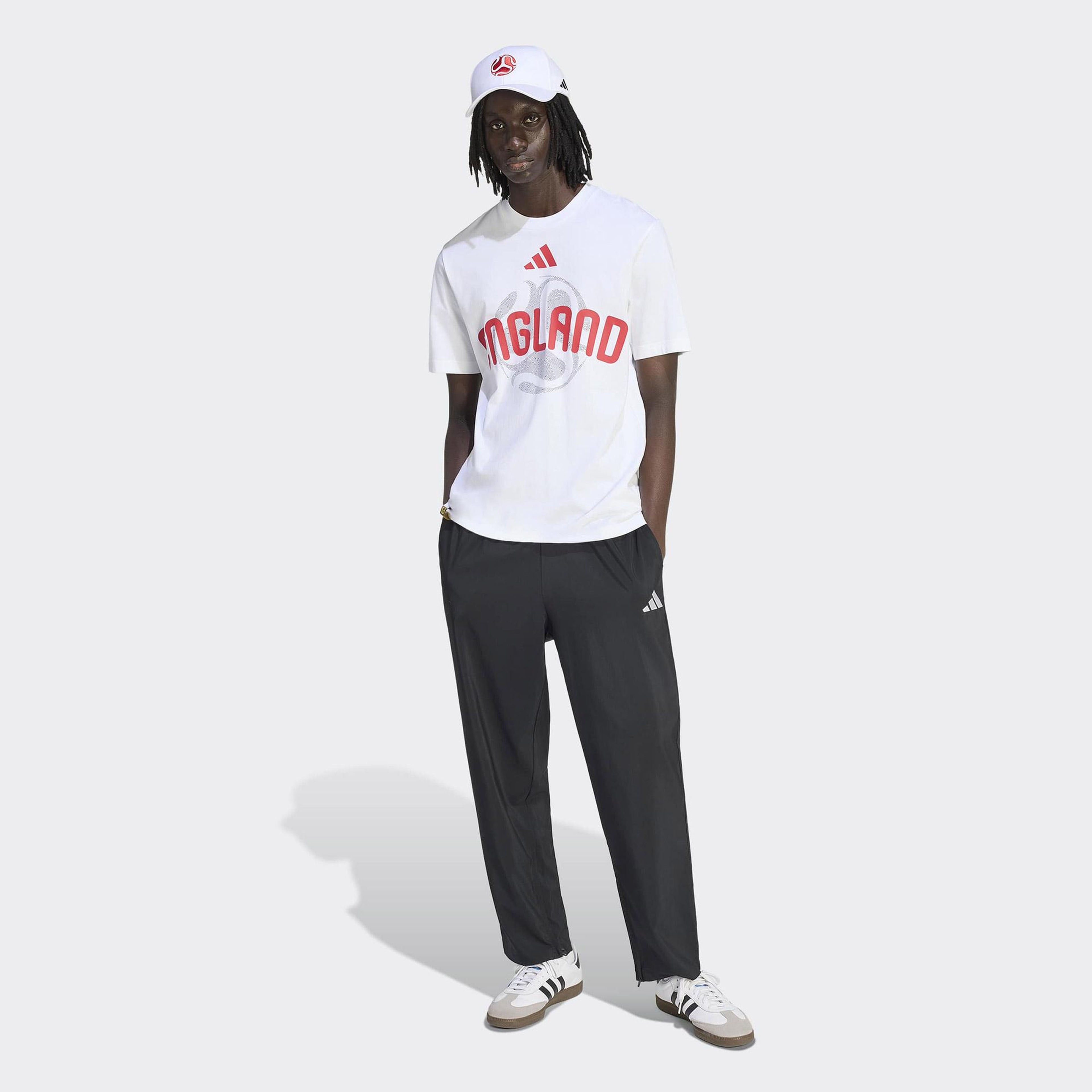 adidas İngiltere Erkek Beyaz T-Shirt