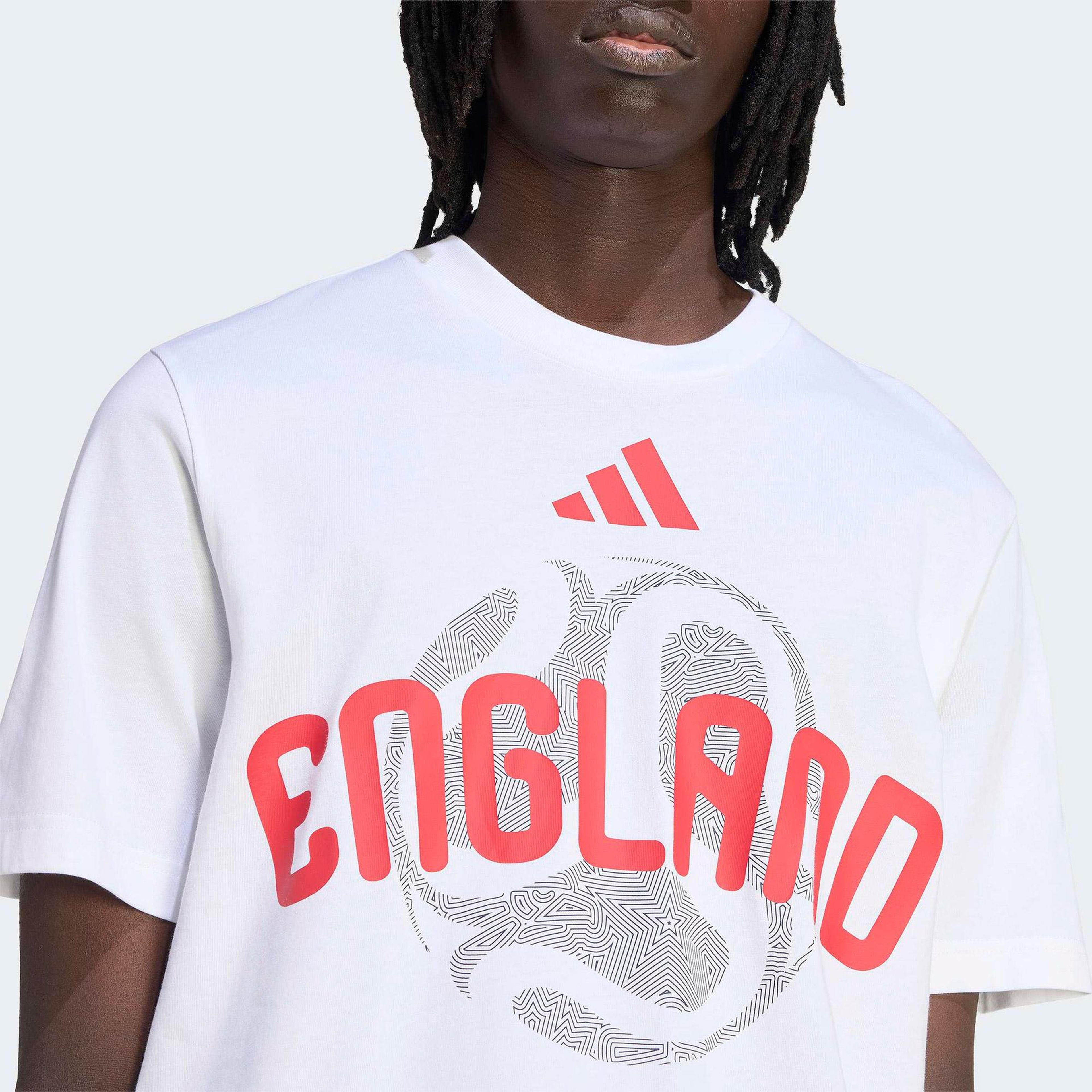 adidas İngiltere Erkek Beyaz T-Shirt