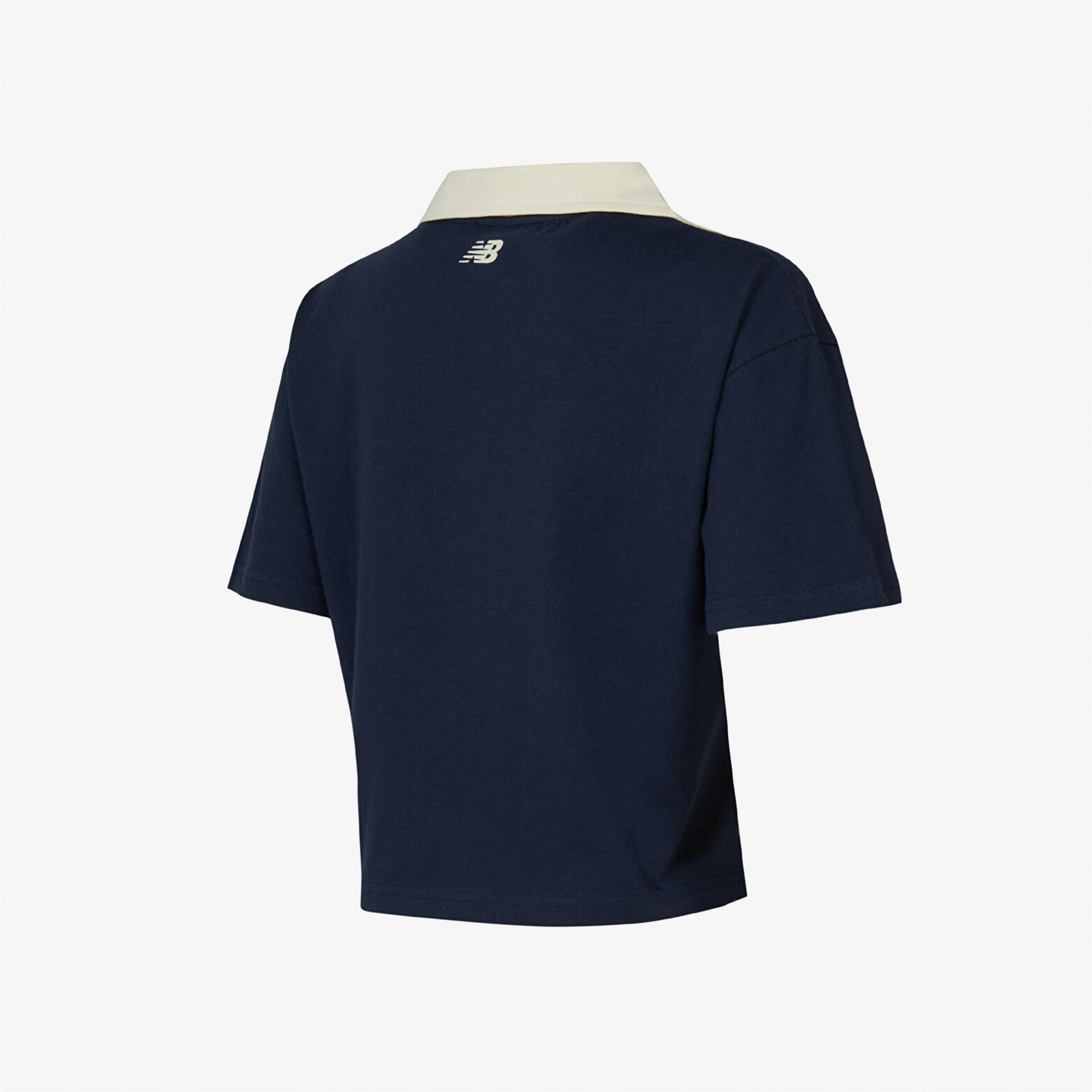 New Balance WNT1610 Lifestyle Kadın Lacivert T-Shirt