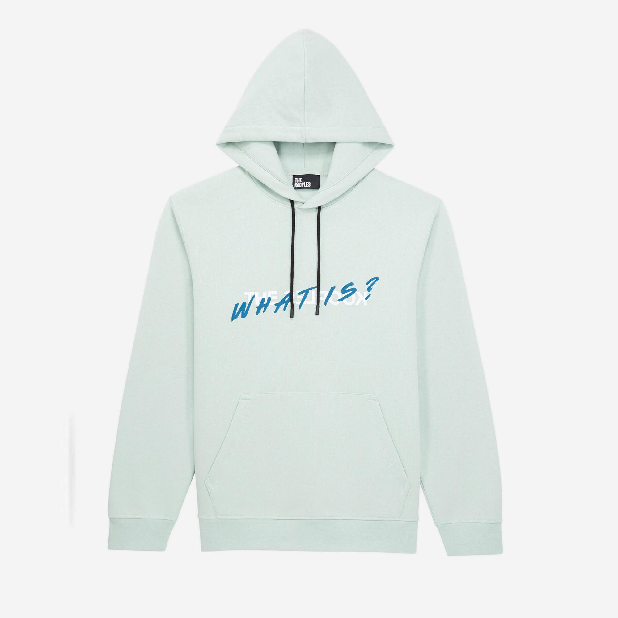 The Kooples Classic Erkek Mavi Sweatshirt