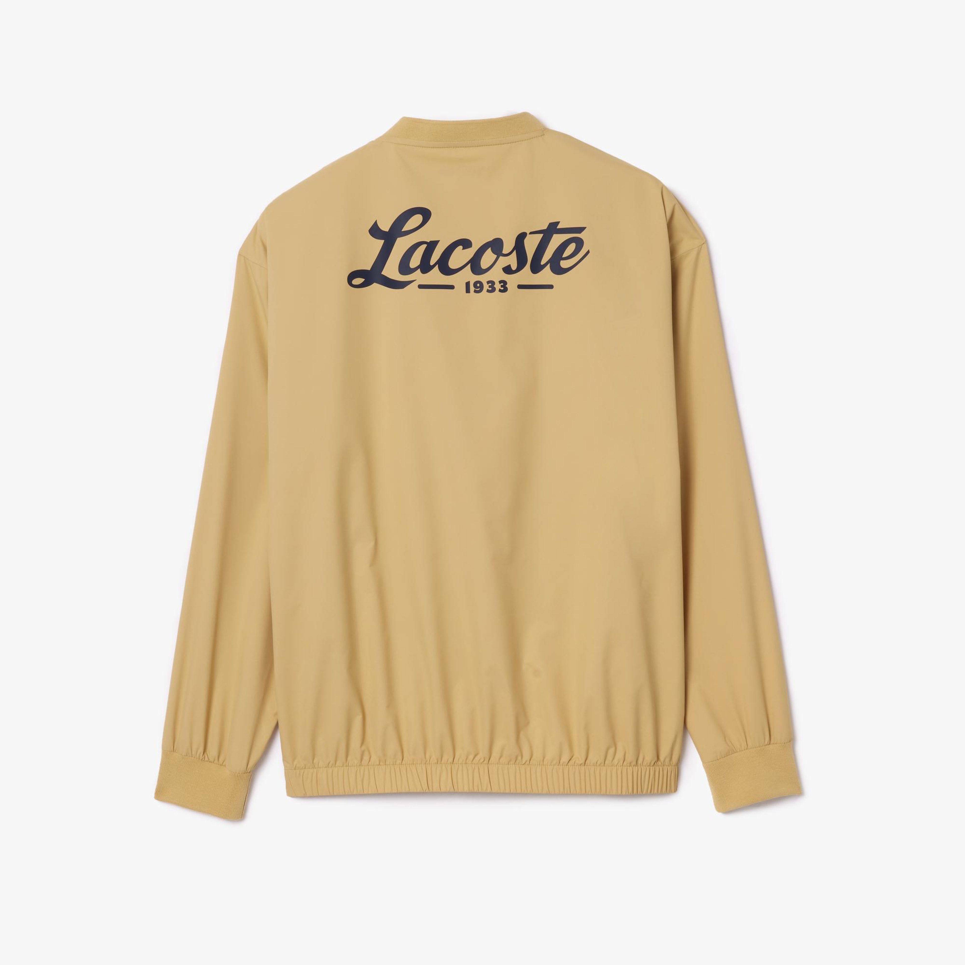 Erkek Loose Fit V Yaka Sarı Sweatshirt