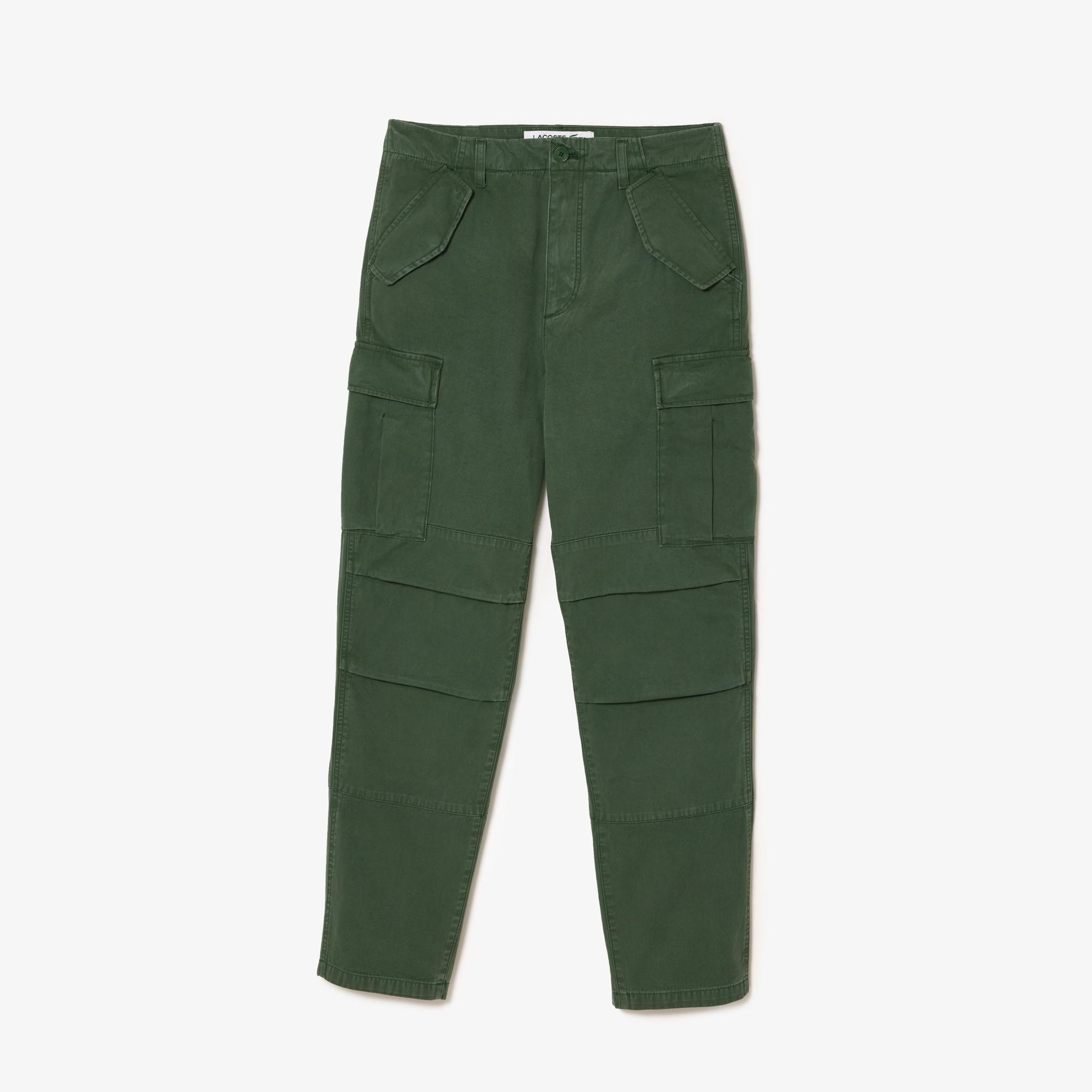 Erkek Straight Fit Haki Pantolon