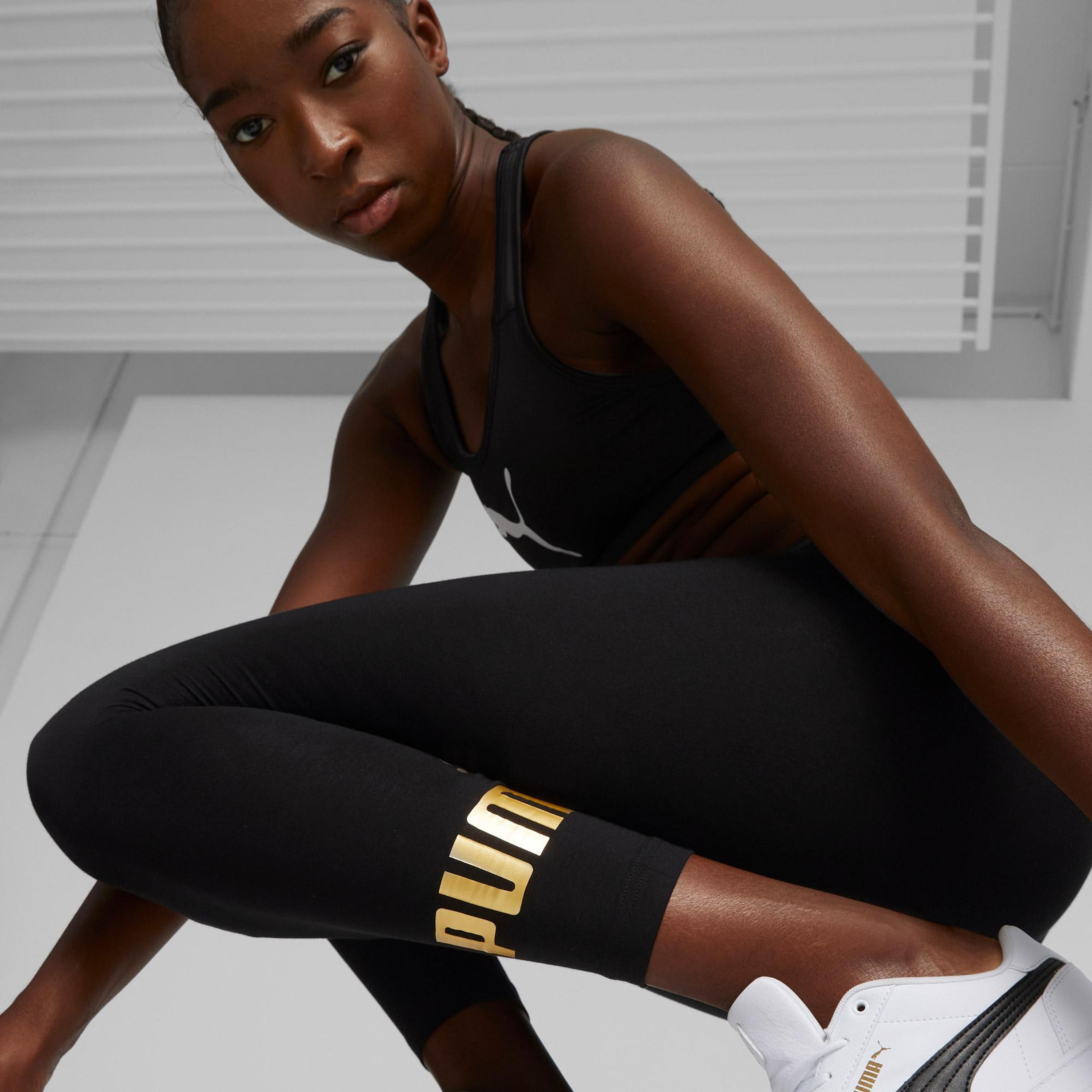 Puma Essentials +Metallic Kadın Siyah Tayt
