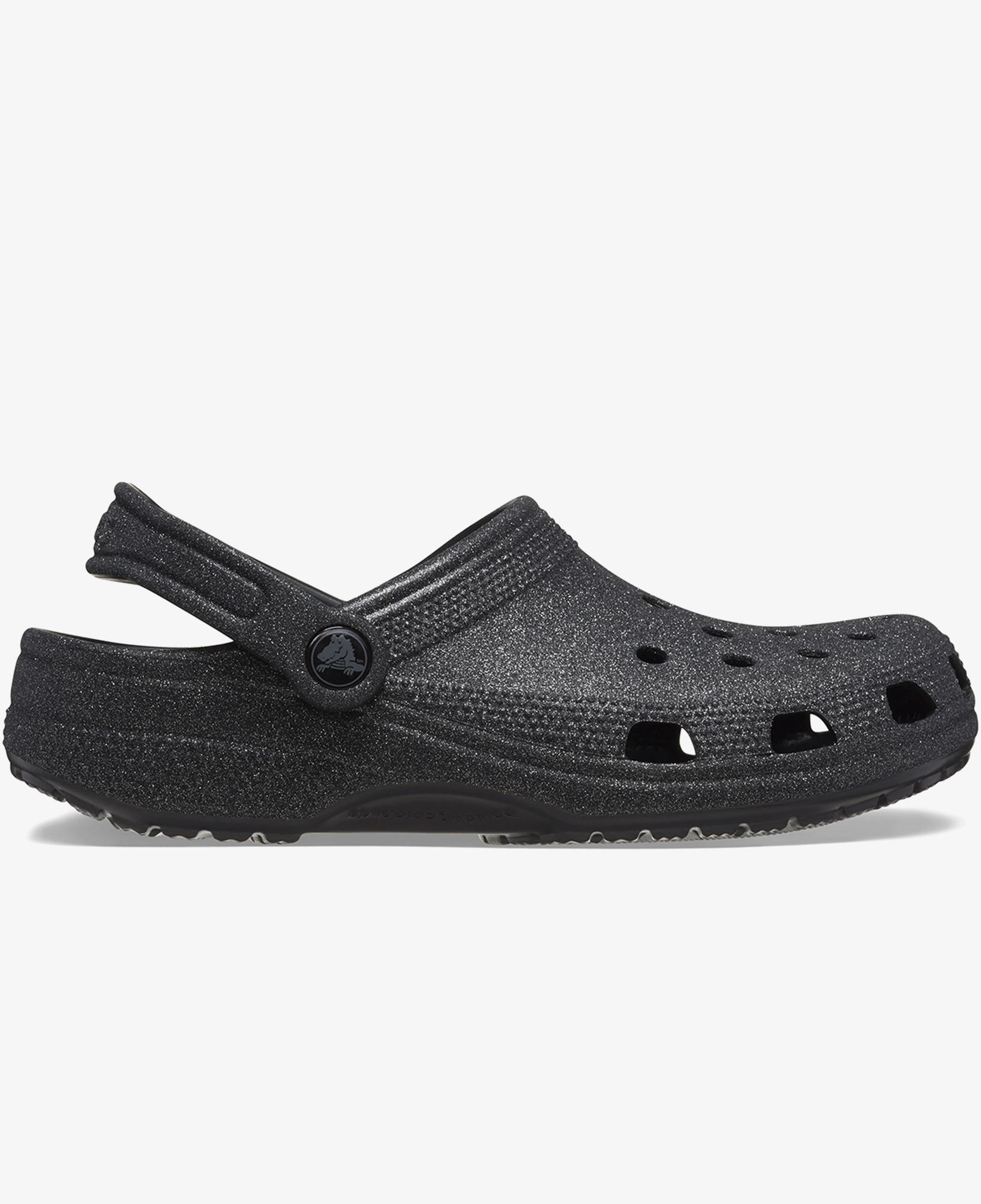 Crocs Classic Glitter Clog Kadın Siyah Terlik