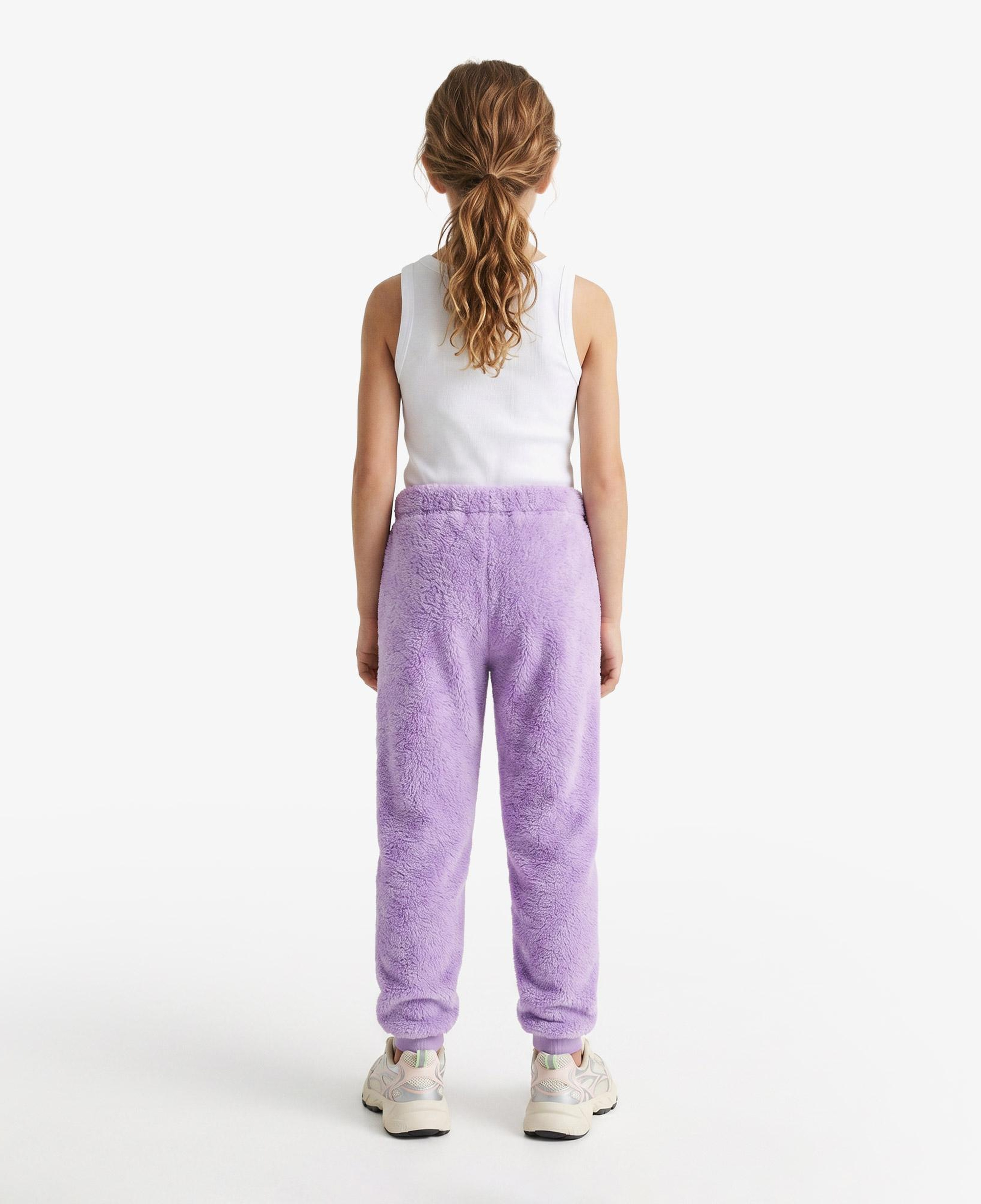 Nautica Knit Active Bottom Çocuk Mor Eşofman Altı