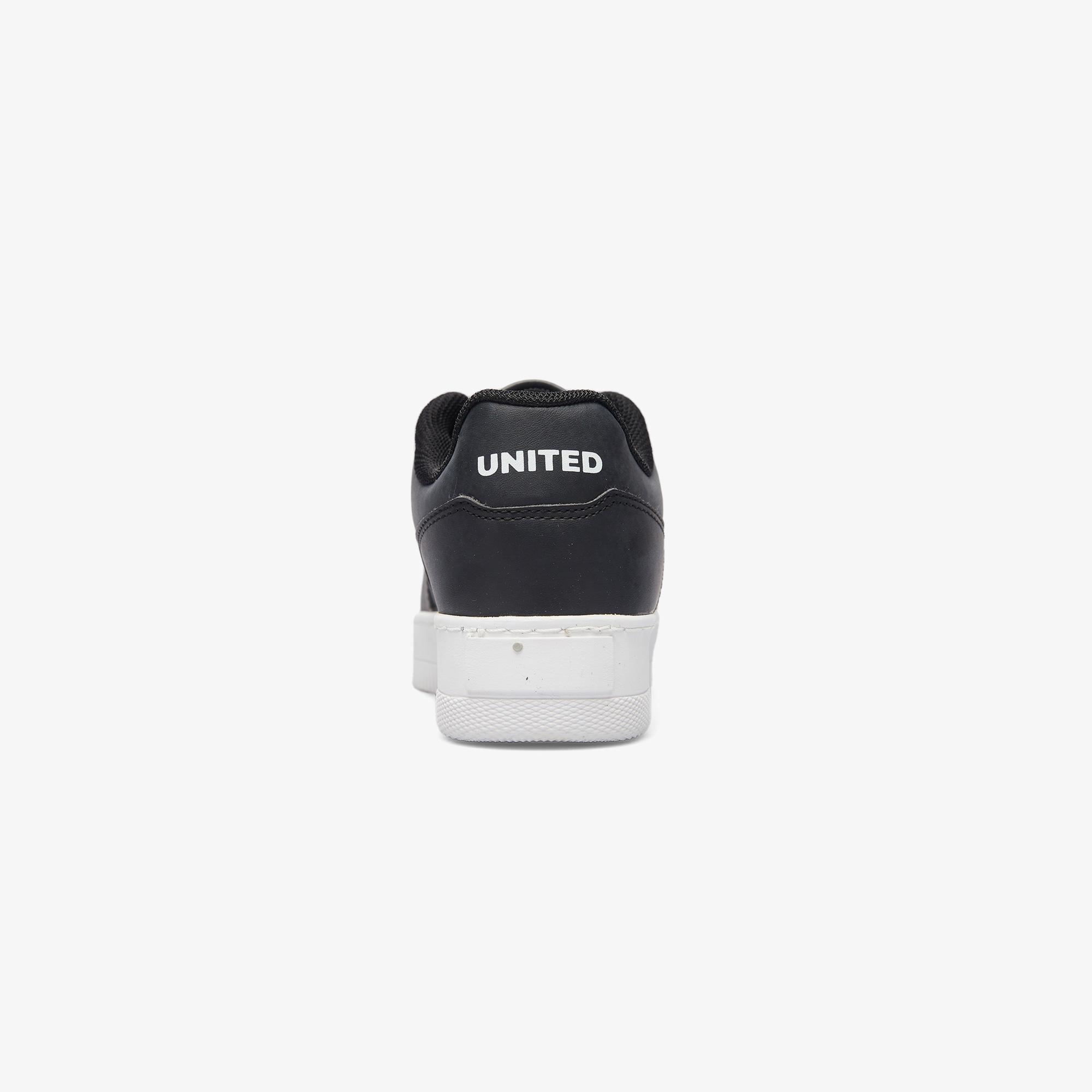 UNITED4 Unisex Siyah Spor Ayakkabı