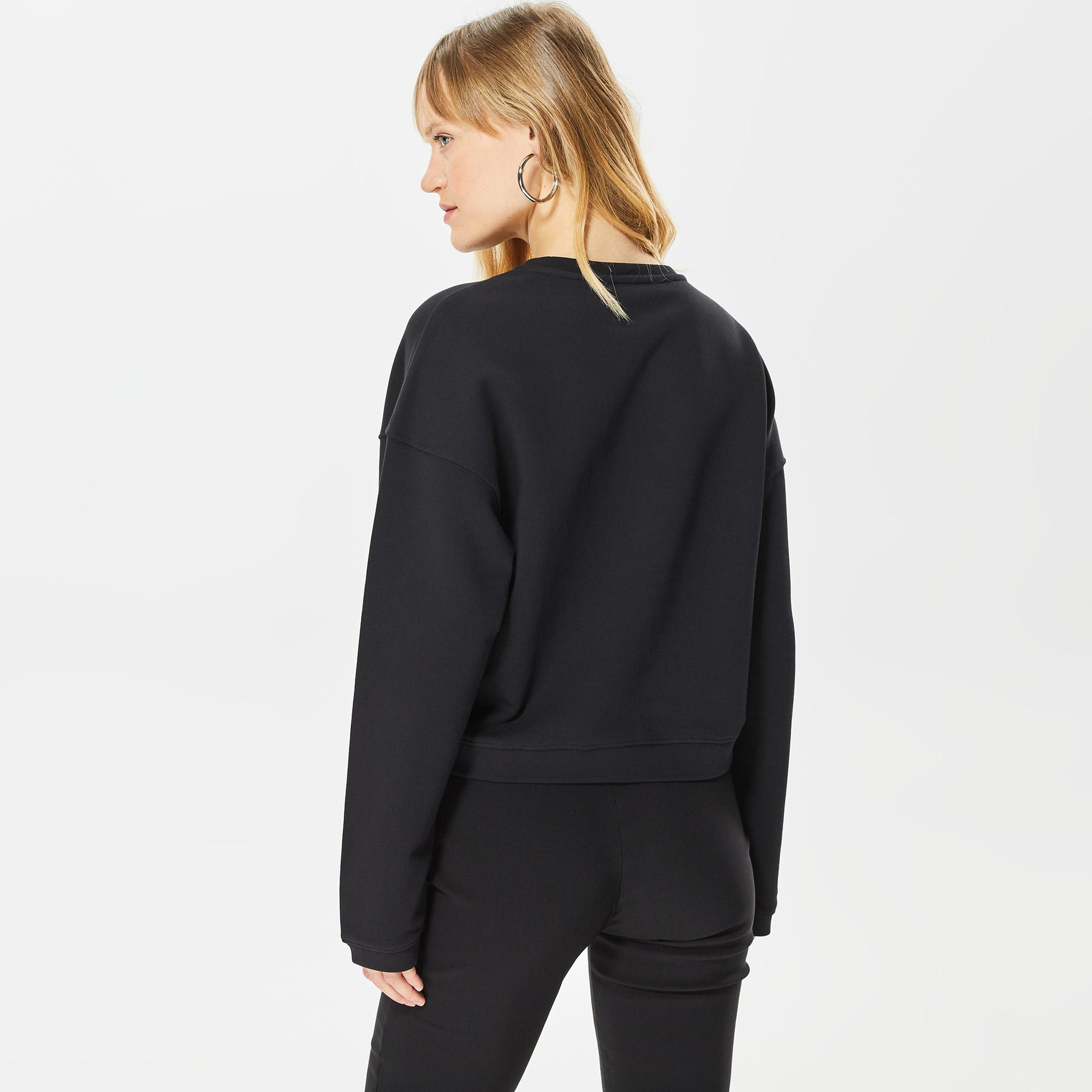 Les Benjamins Core Kadın Siyah Sweatshirt