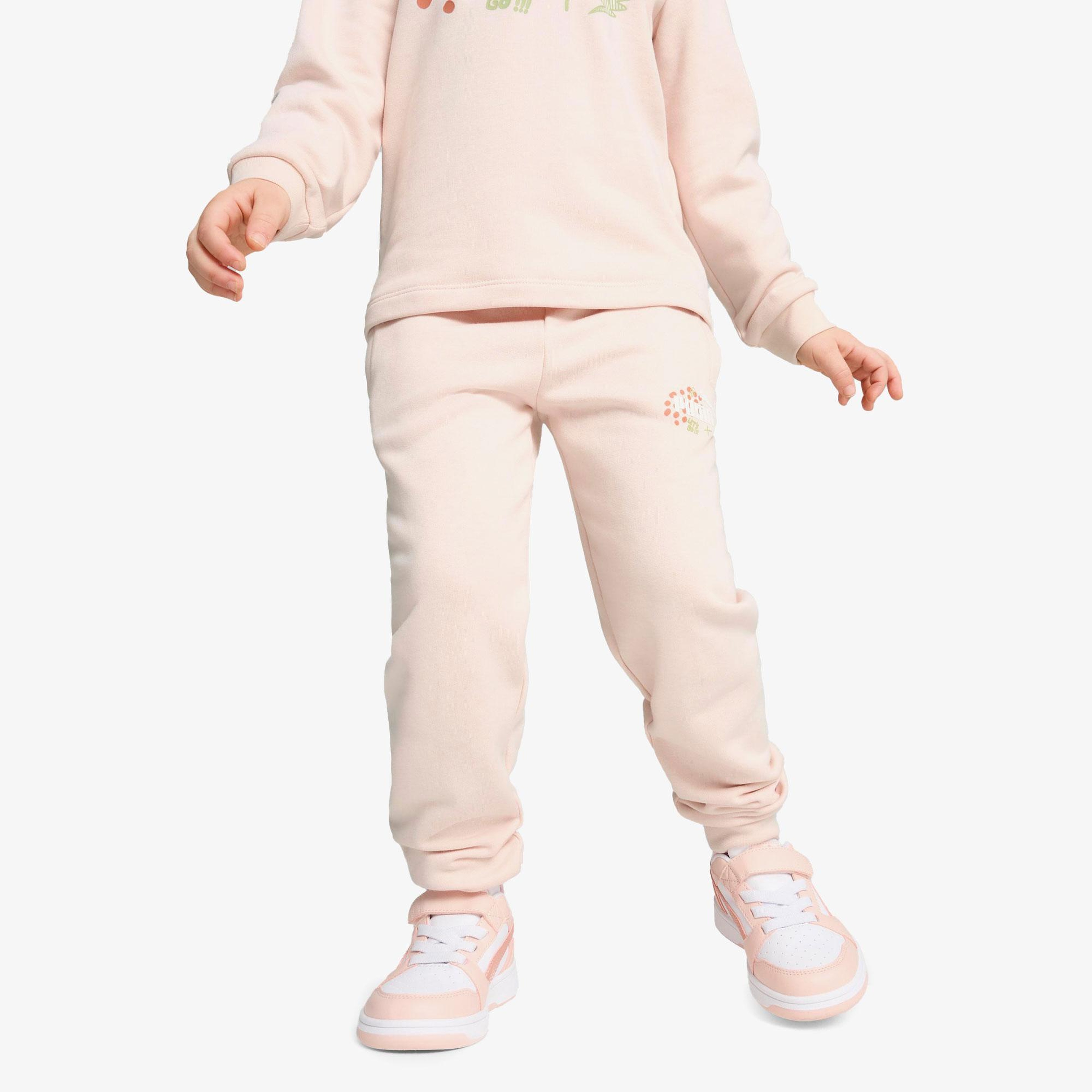 Puma Ess+ FC Çocuk Pembe Eşofman Altı