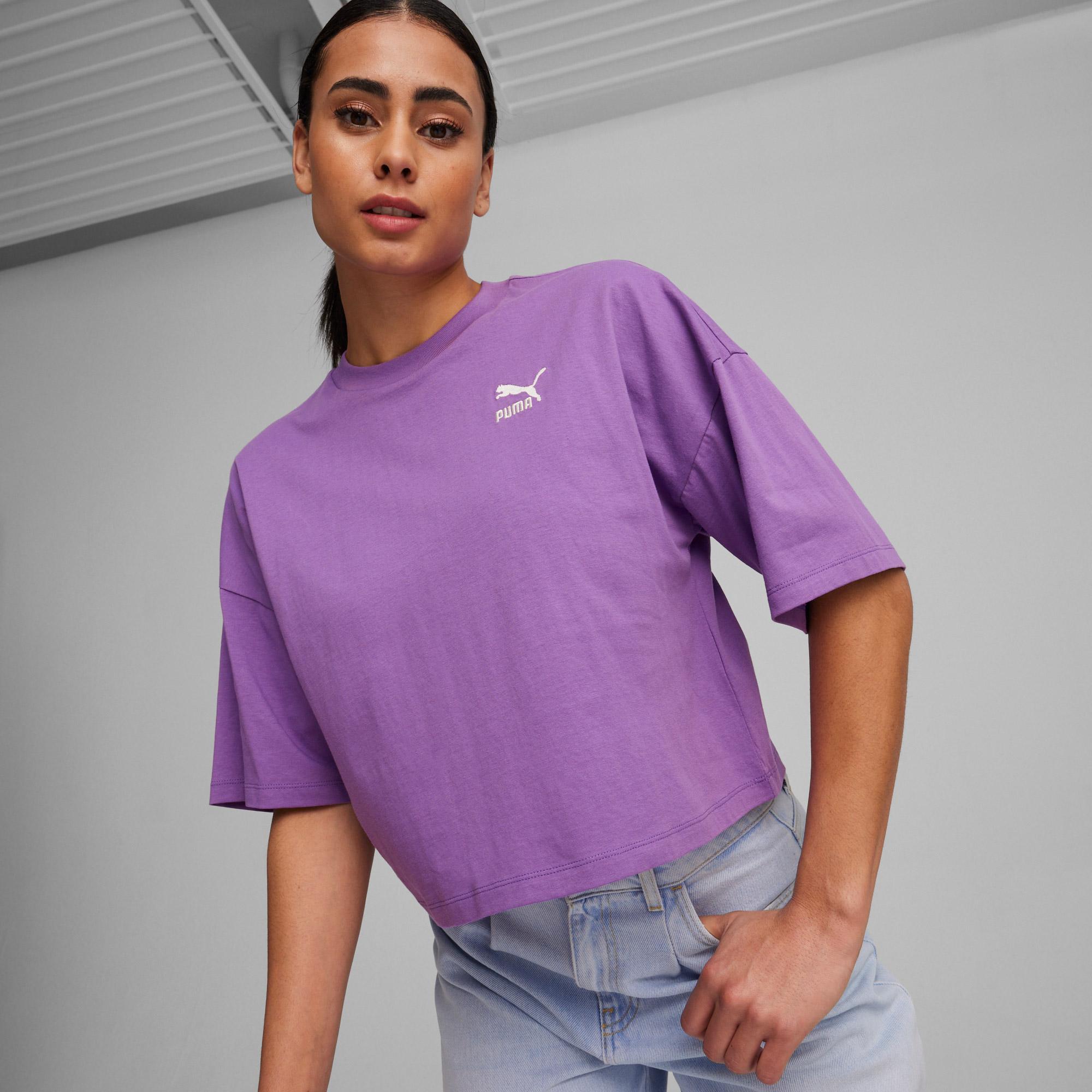 Puma Better Classsic Kadın Mor T-Shirt