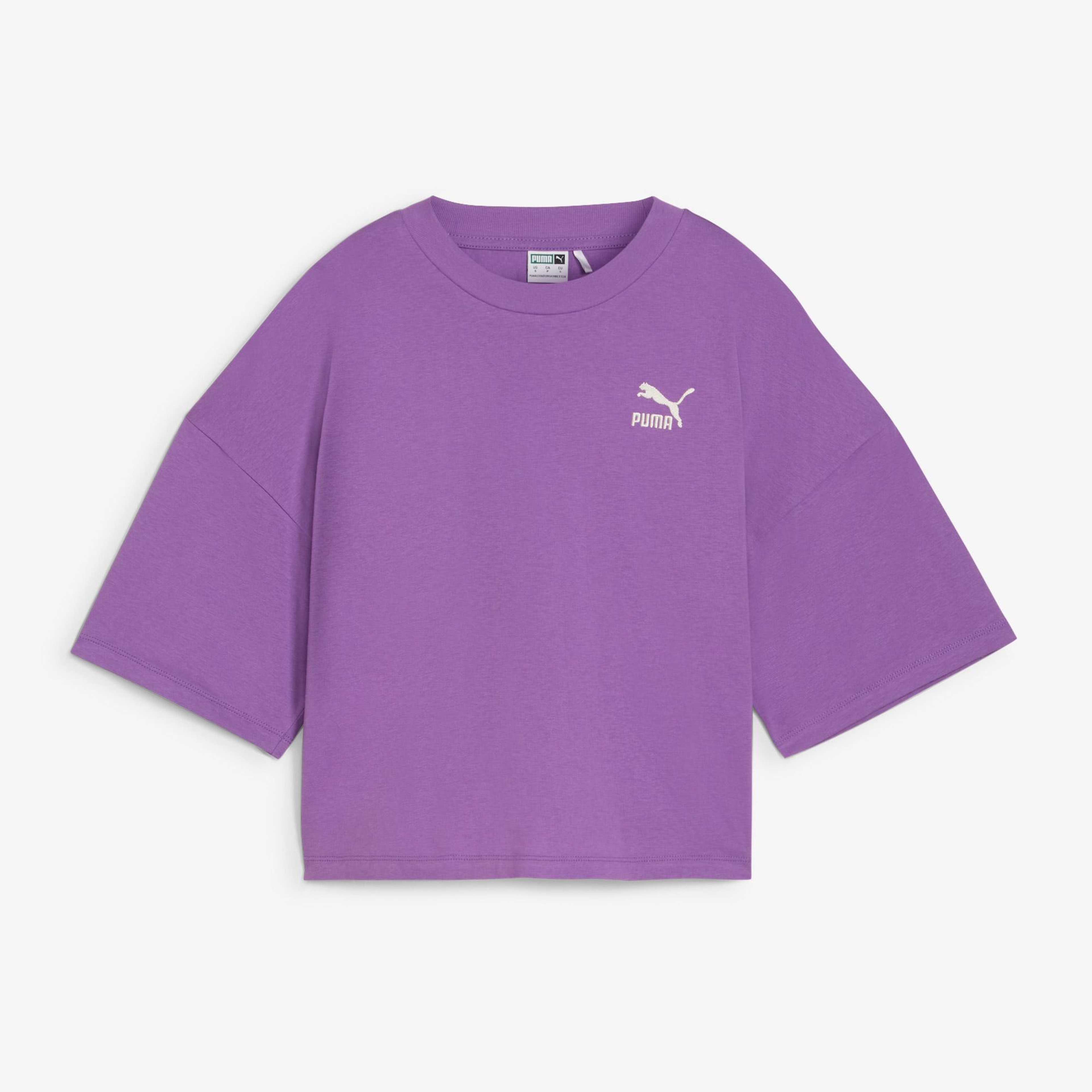 Puma Better Classsic Kadın Mor T-Shirt