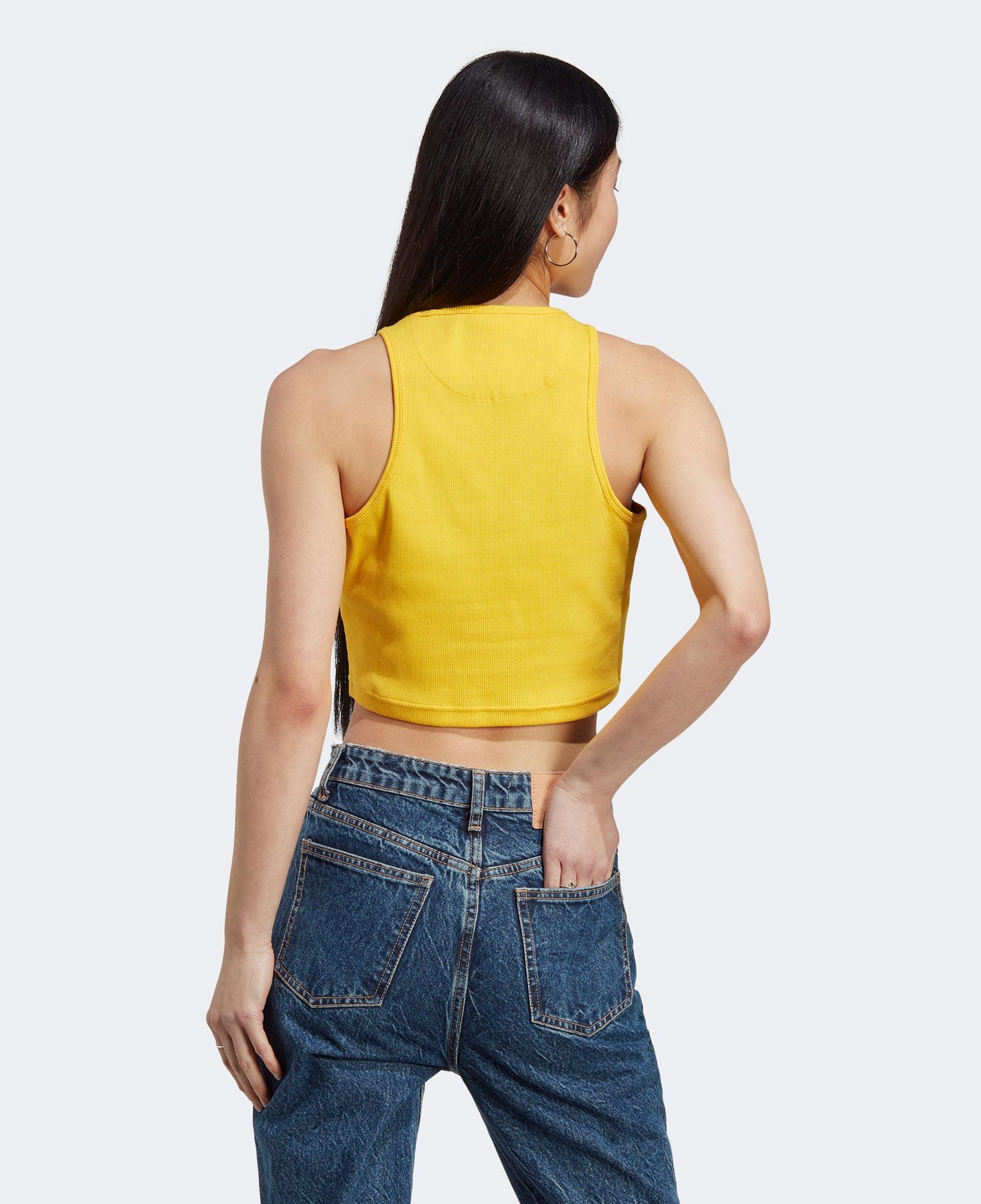 adidas Lng Rib Kadın Sarı Crop