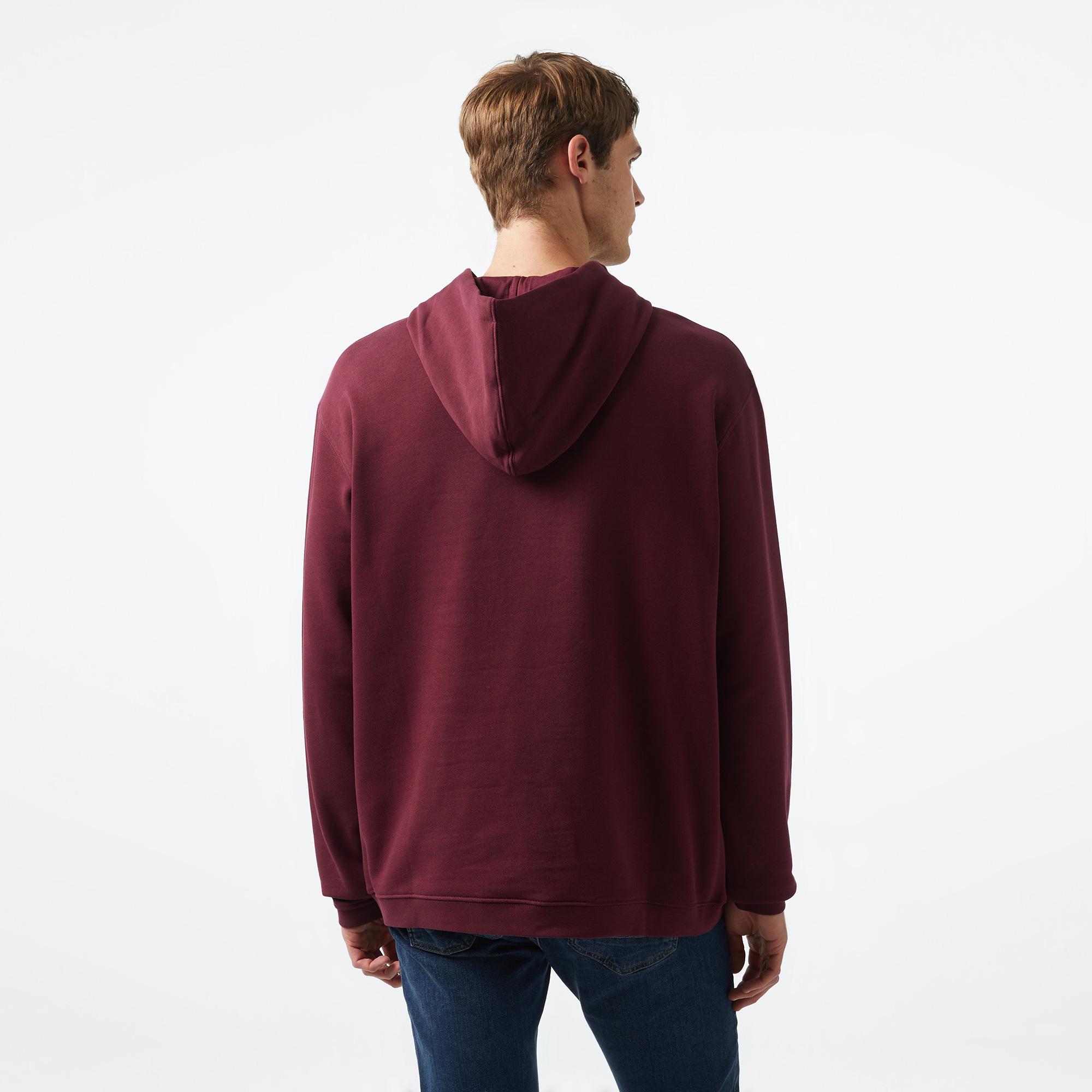 Les Benjamins Essential Erkek Bordo Hoodie