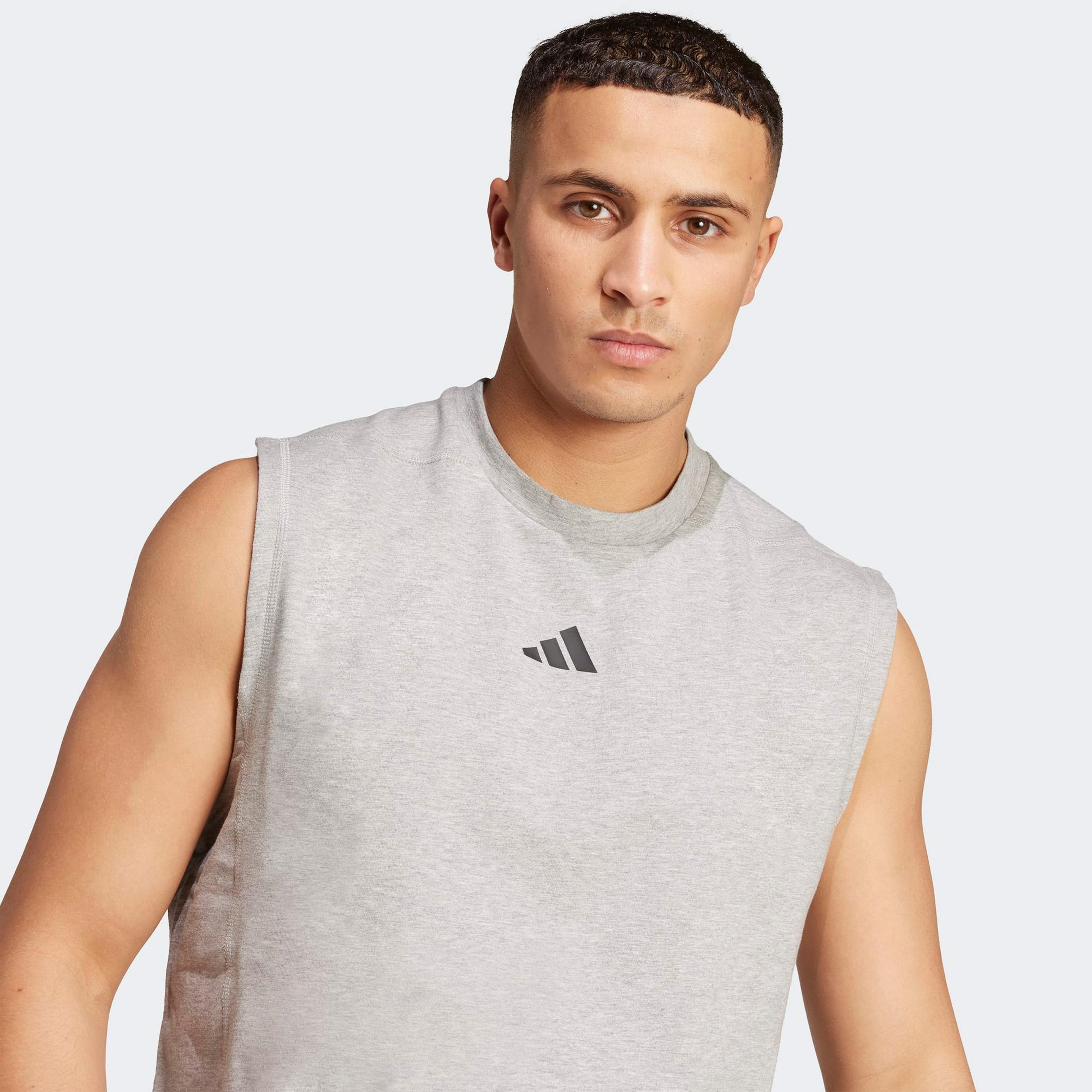 adidas D4T X Erkek Gri Antrenman T-Shirt