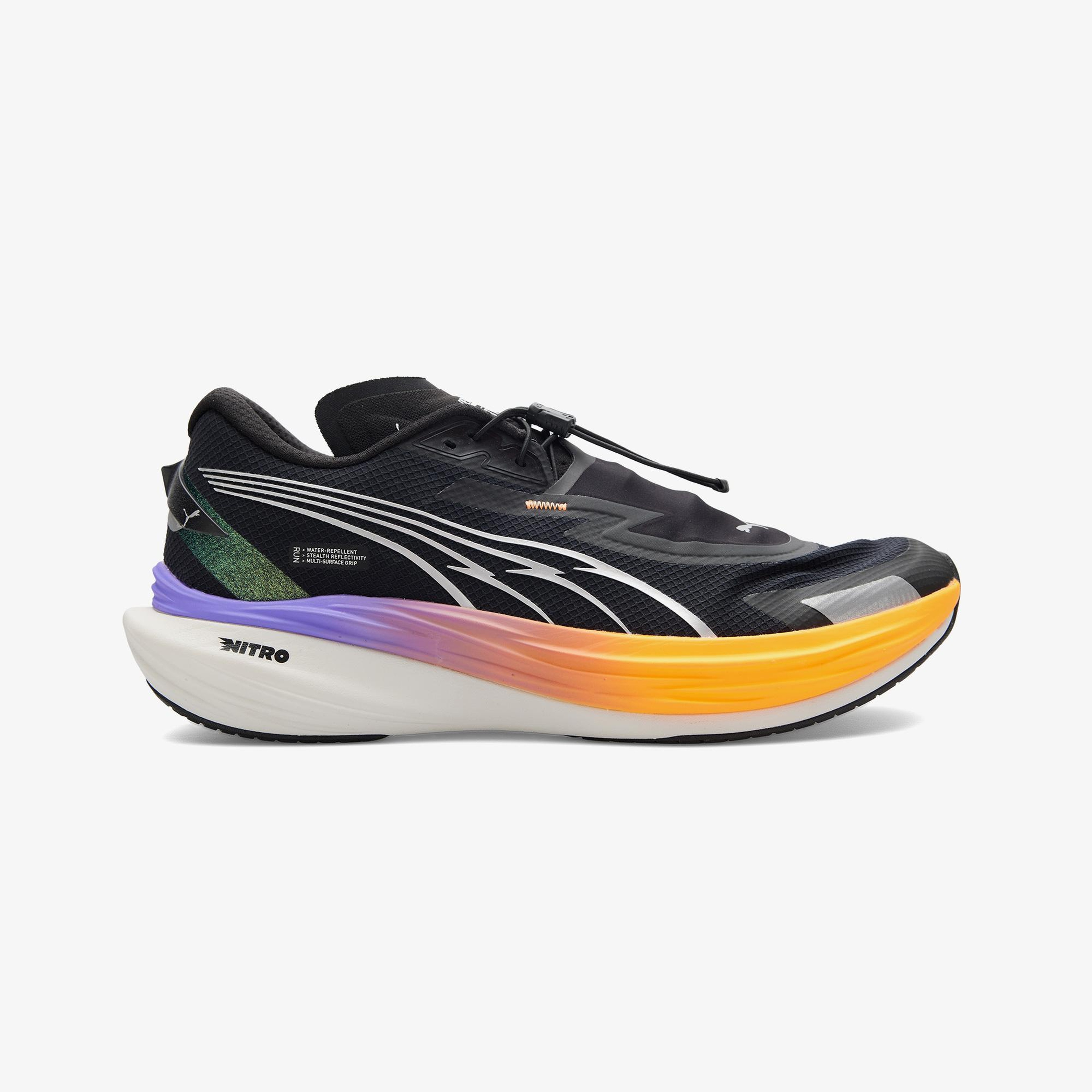 Puma Deviate Nitro 3 Wtr+ Erkek Siyah Koşu Ayakkabısı