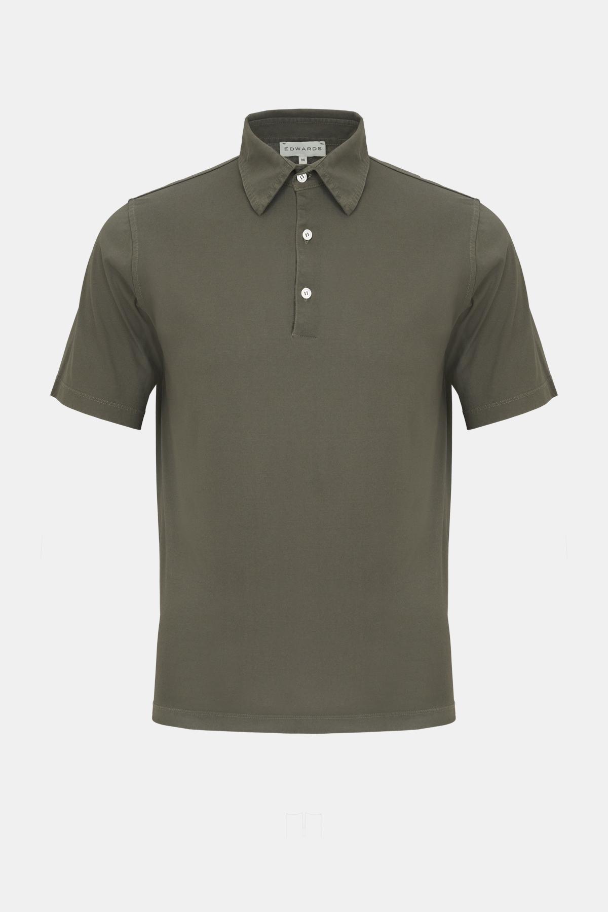 Erkek Yeşil Polo Yaka T-Shirt
