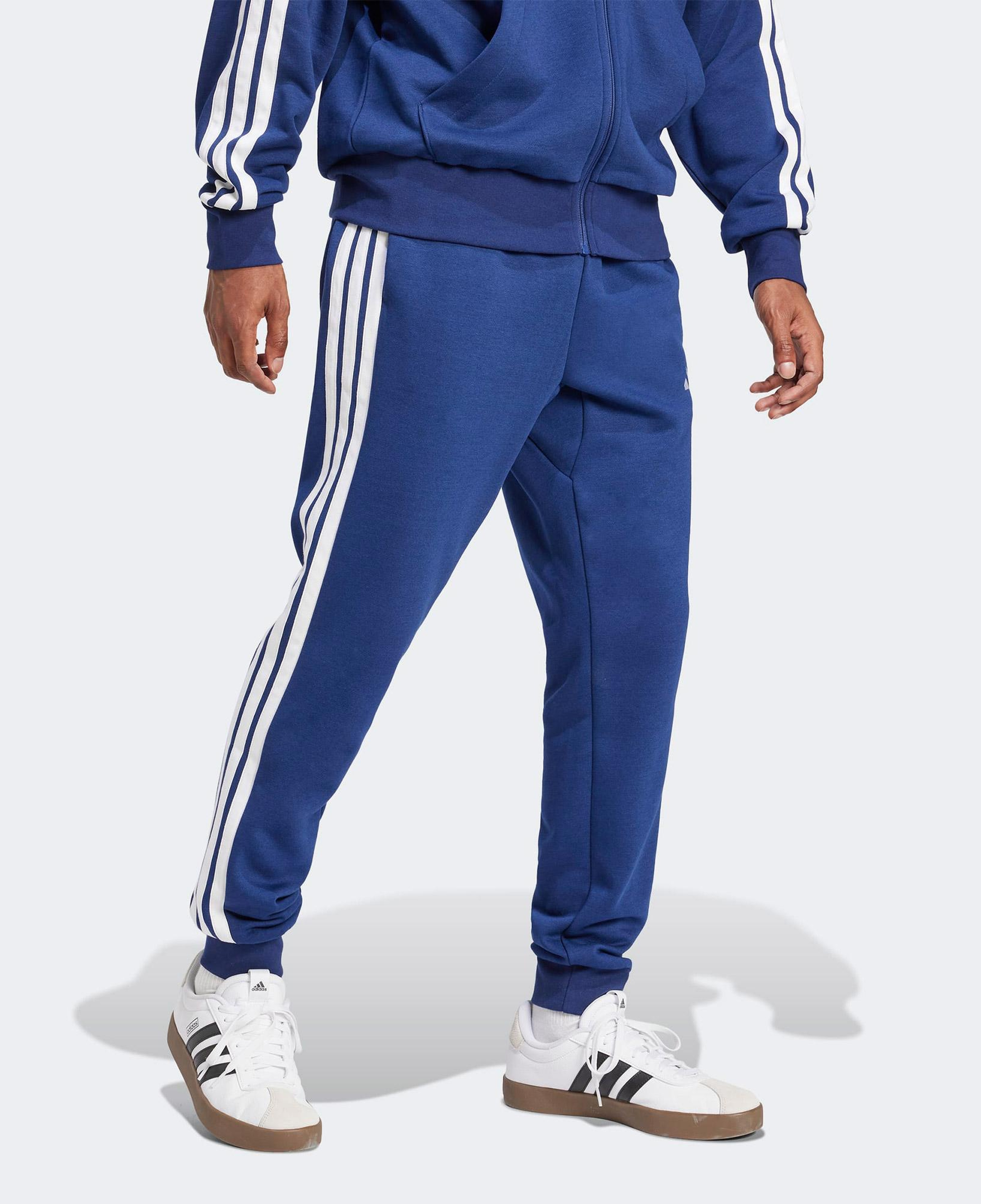 adidas Essentials 3 Stripes Erkek Lacivert Eşofman Altı