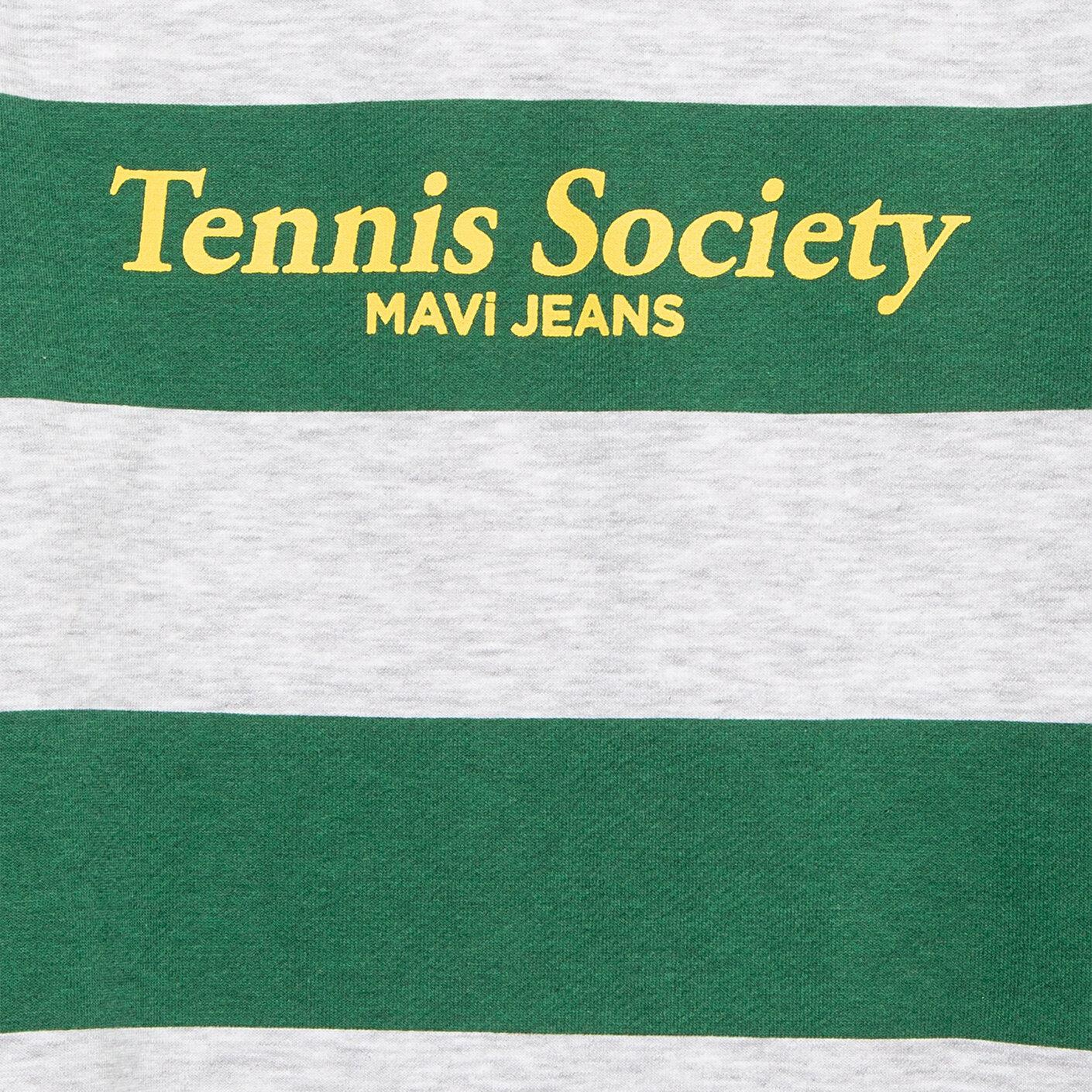 Mavi Tenis Society Baskılı Yeşil Sweatshirt 6S10170-71697